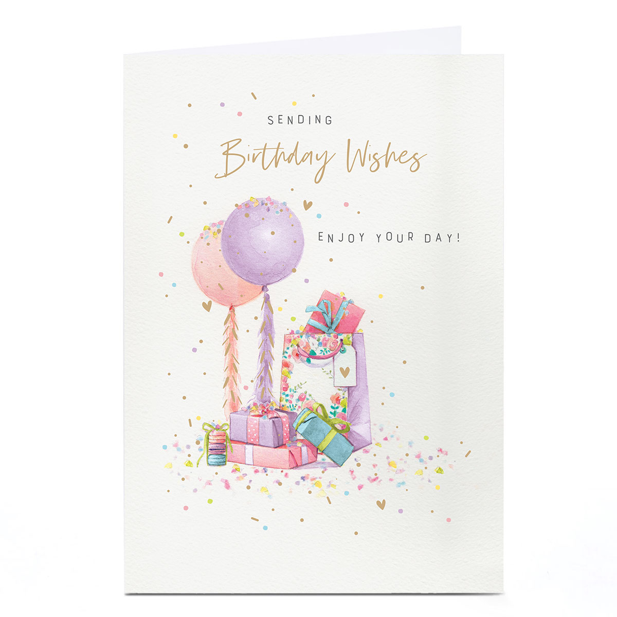 Personalised Birthday Card - Sending Birthday Wishes