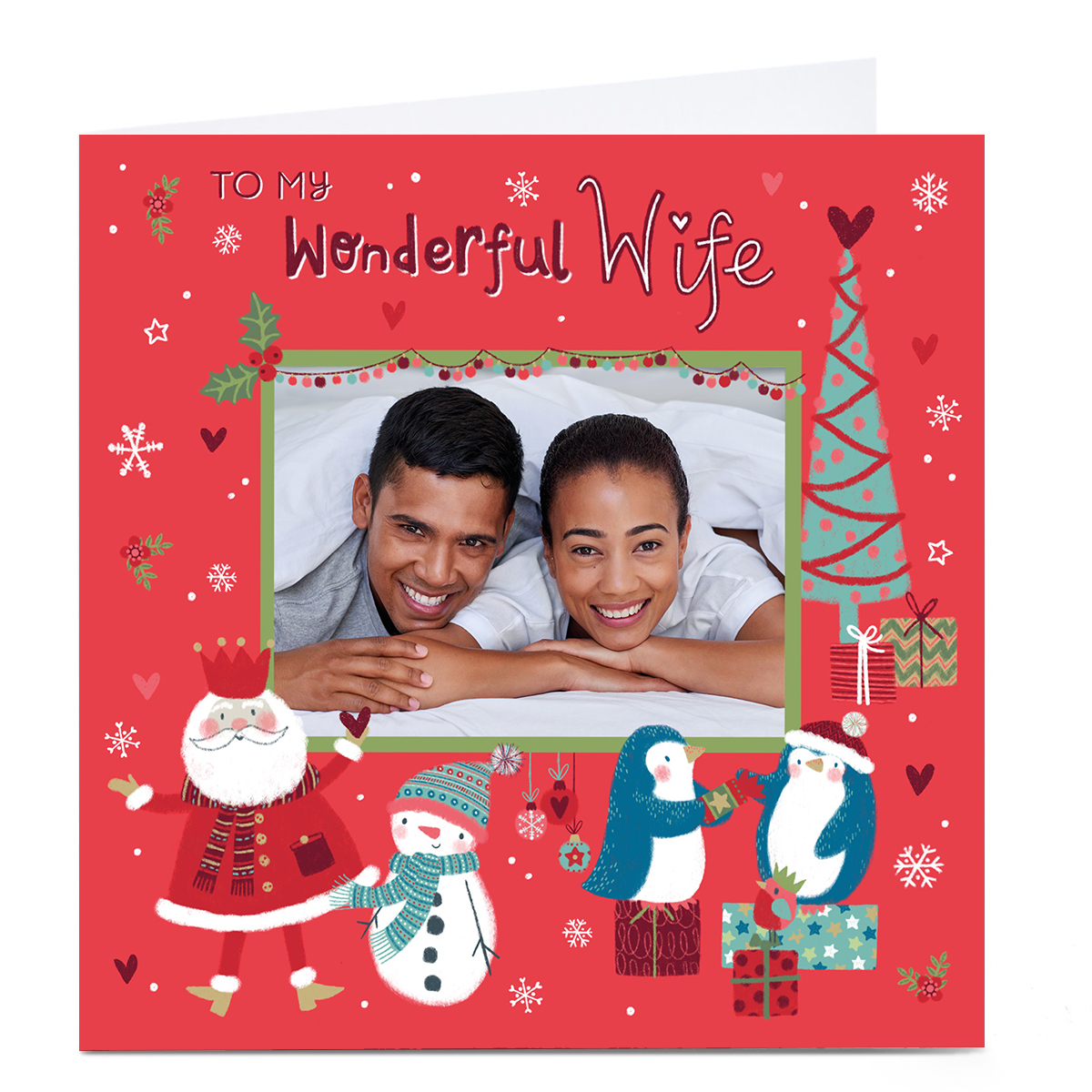 Photo Nikki Golesworthy Christmas Card - Wonderful Wife