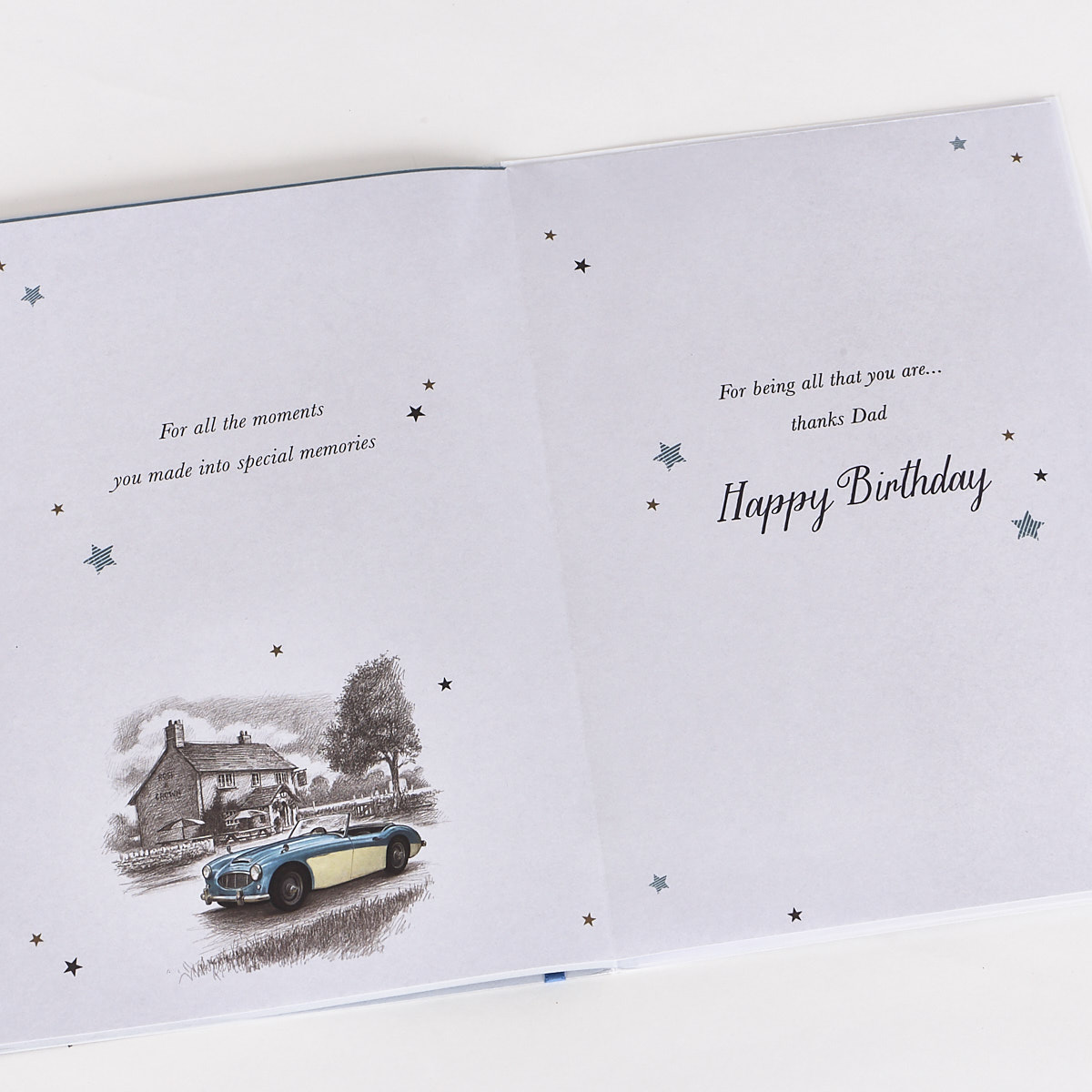 Signature Collection Birthday Card - Dad Vintage Car