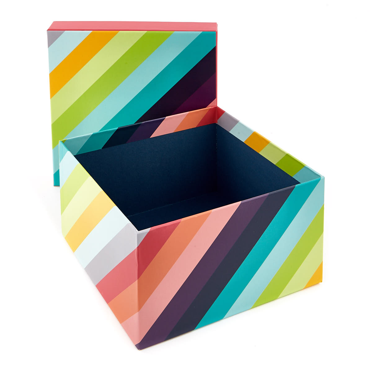 Luxury Gift Box Set Of Four - Rainbow Stripes