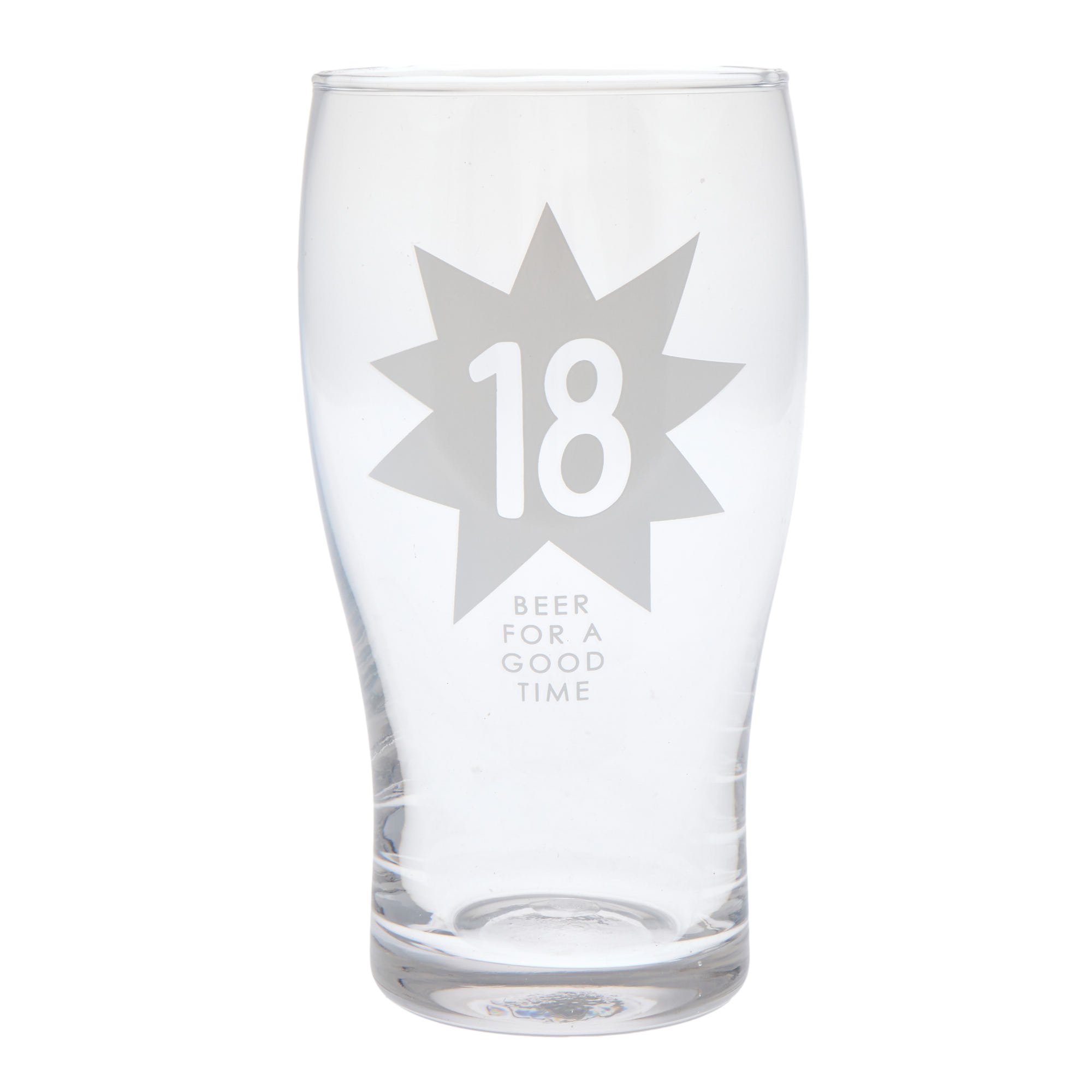 18 Beer For A Good Time Pint Glass