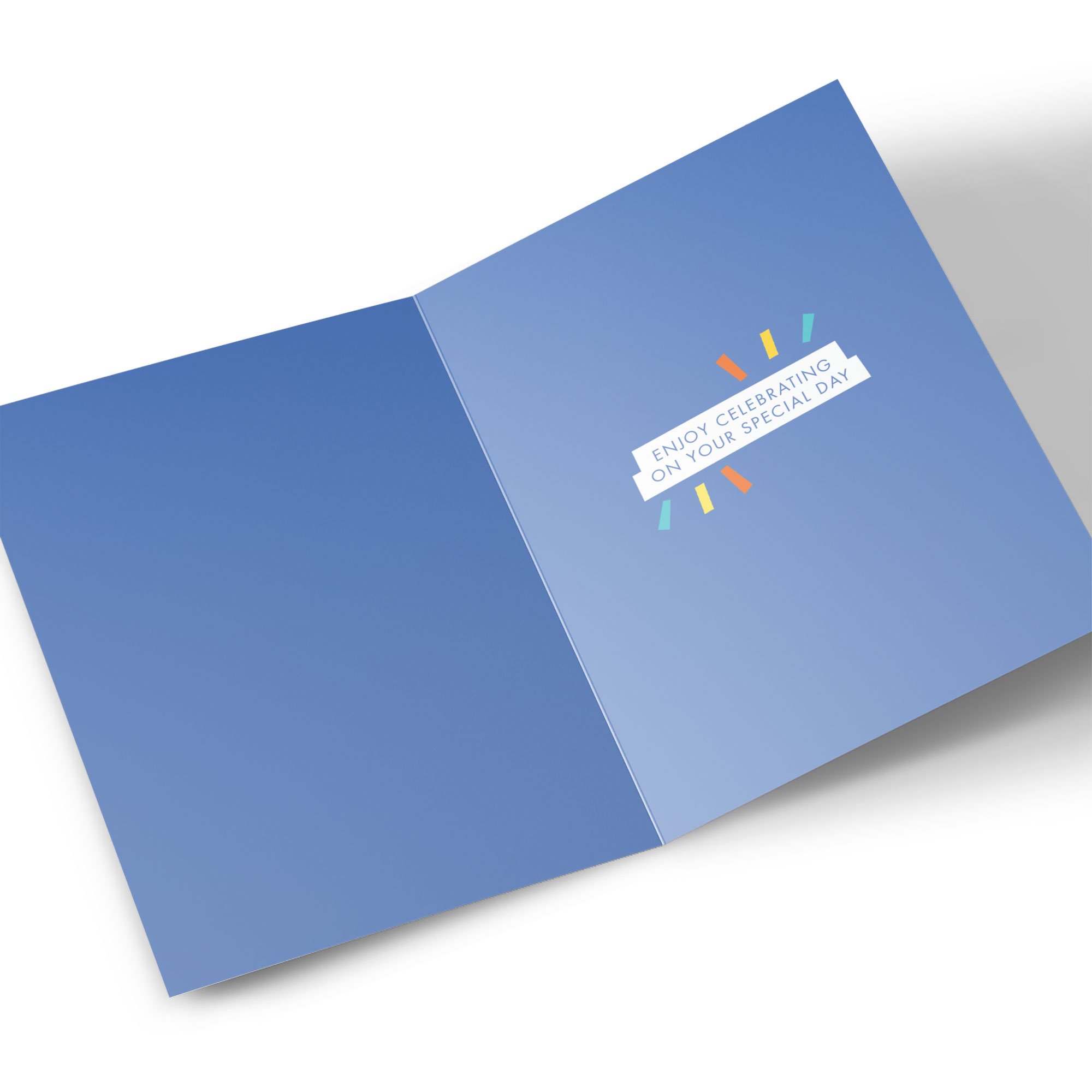 10th Birthday Card - Enjoy Celebrating Balloons