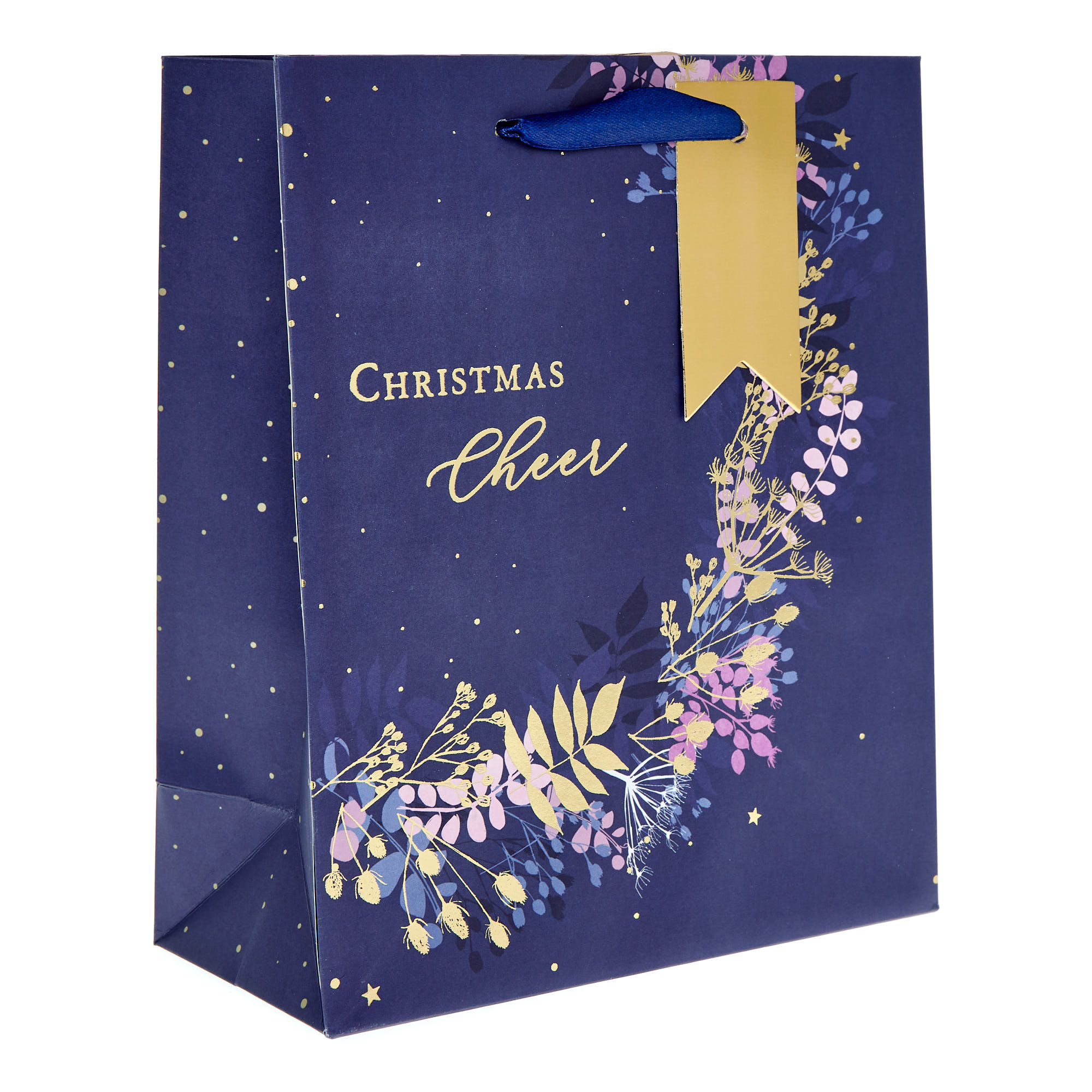 Medium Portrait Christmas Cheer Gift Bag