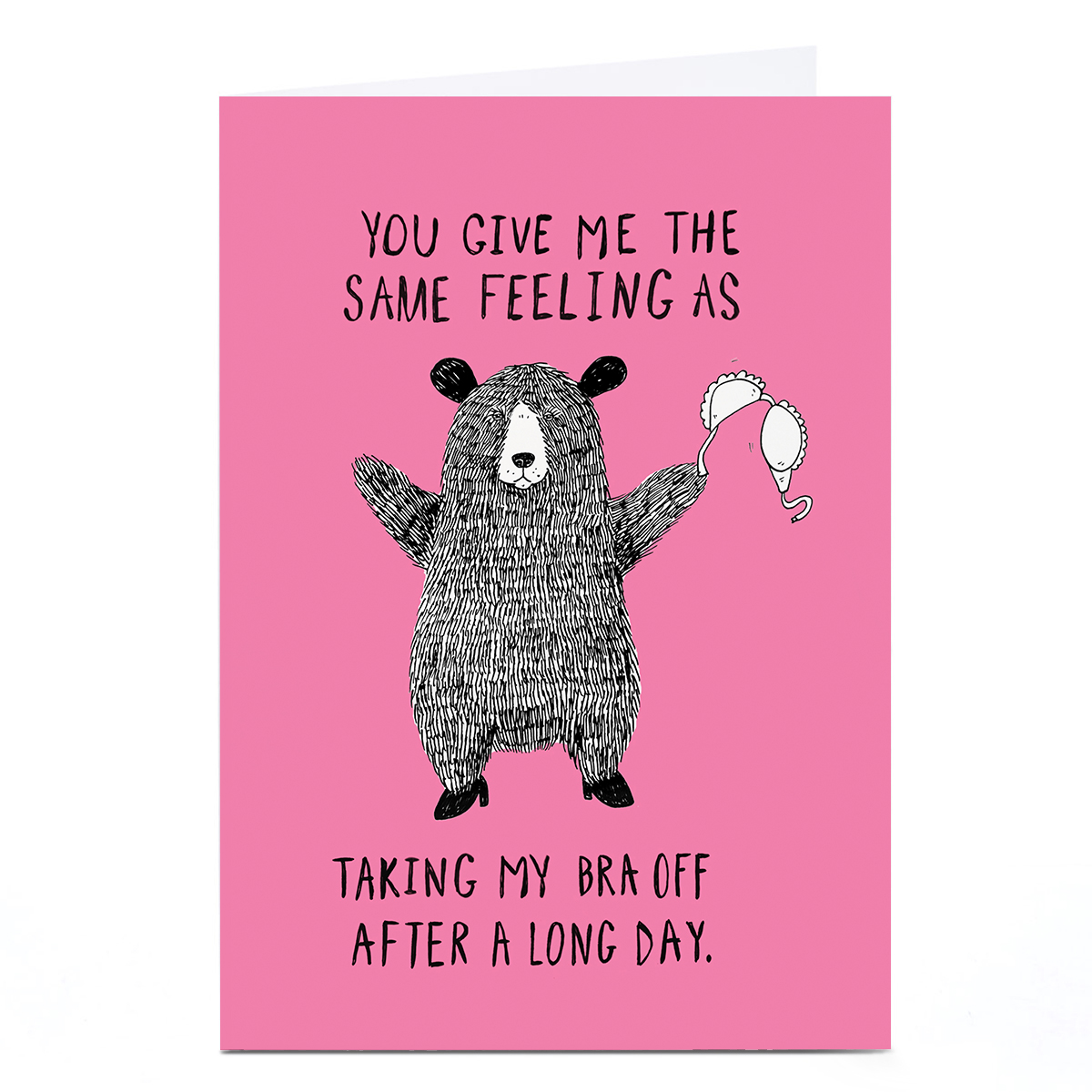 Buy Personalised Jolly Awesome Card Taking My Bra Off for GBP 1.79