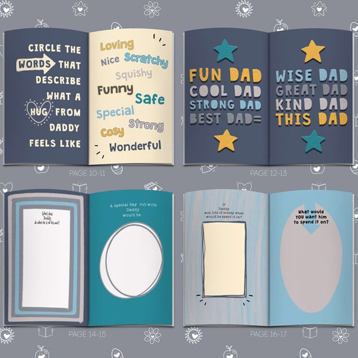 Personalised Fill In With Your Words Book About Daddy