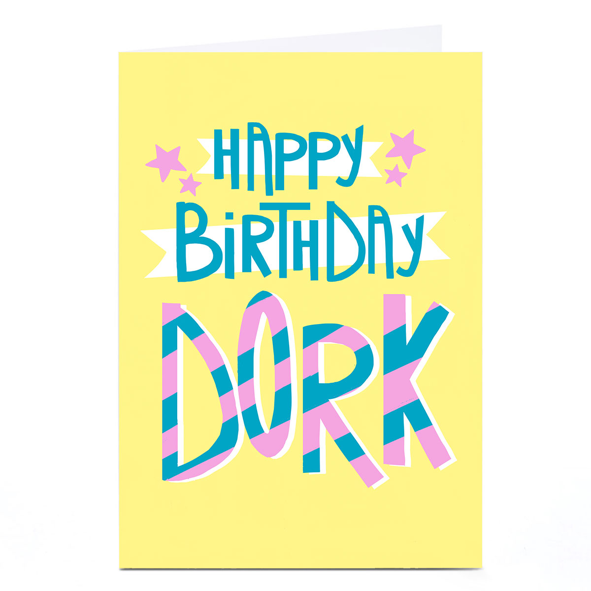 Personalised Raluca Farcas Birthday Card - Dork