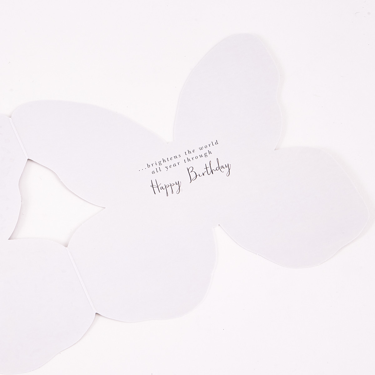 Boutique Collection Birthday Card - Auntie, Butterfly