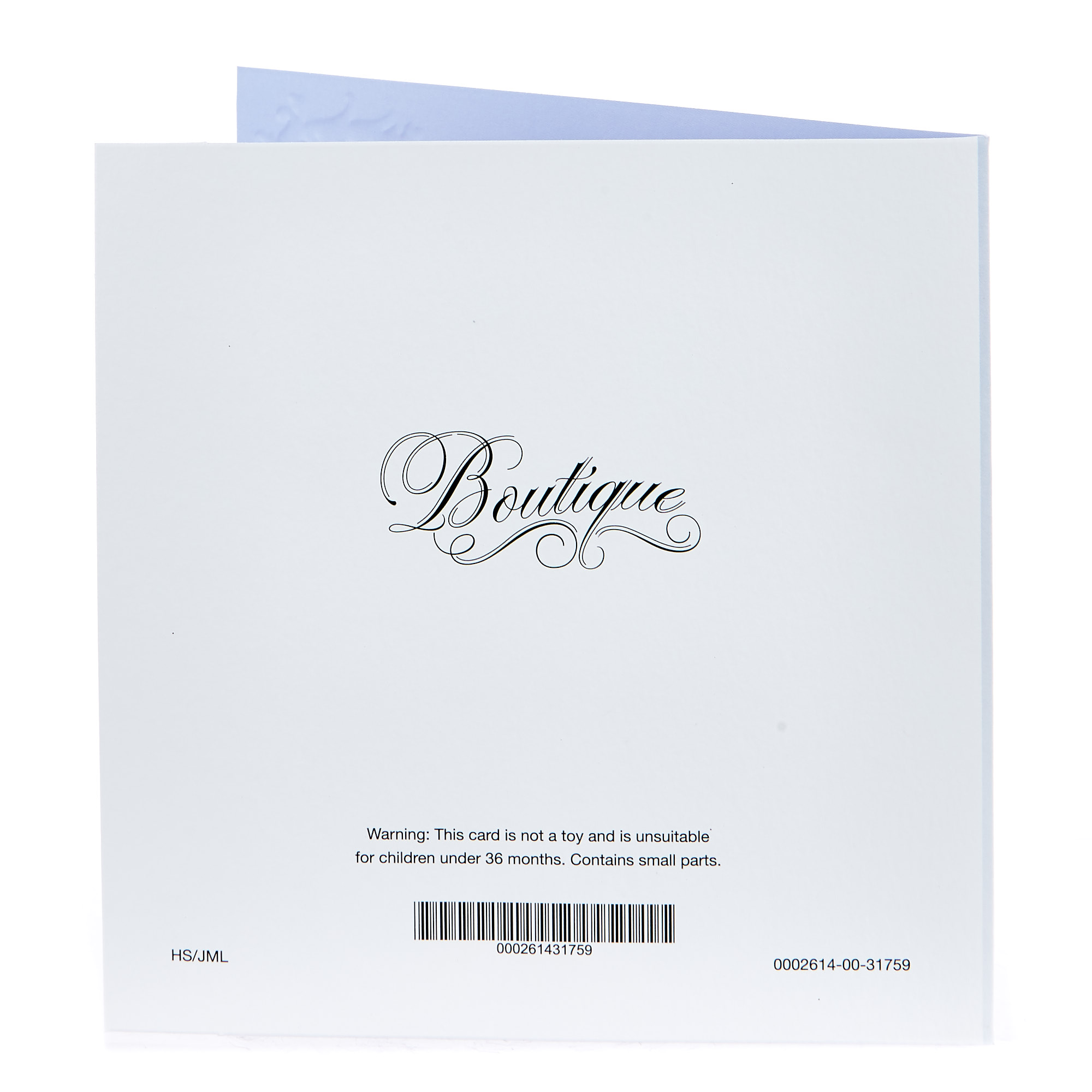Boutique Collection Anniversary Card - Mum & Dad, Swans