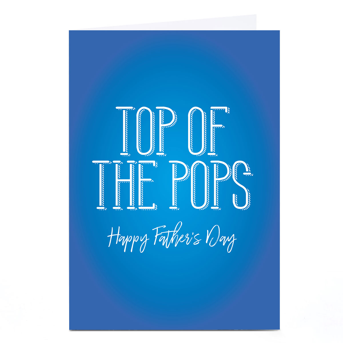 Personalised Punk Father's Day Card - Top Of The Pops