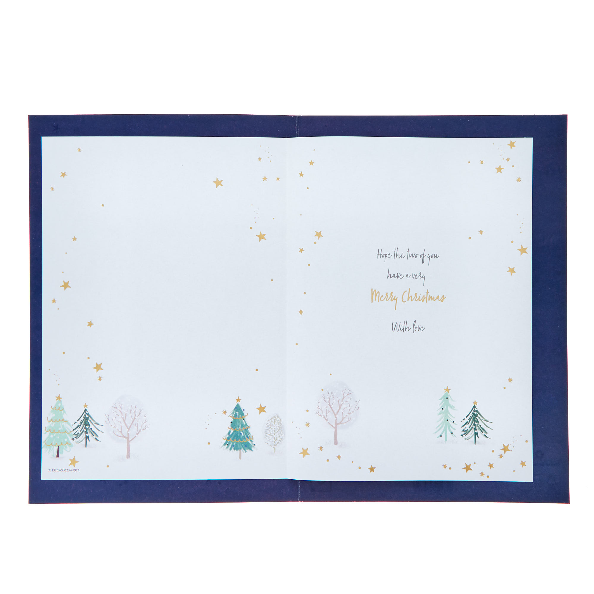 Son & Daughter In Law Tree Cycling Christmas Card