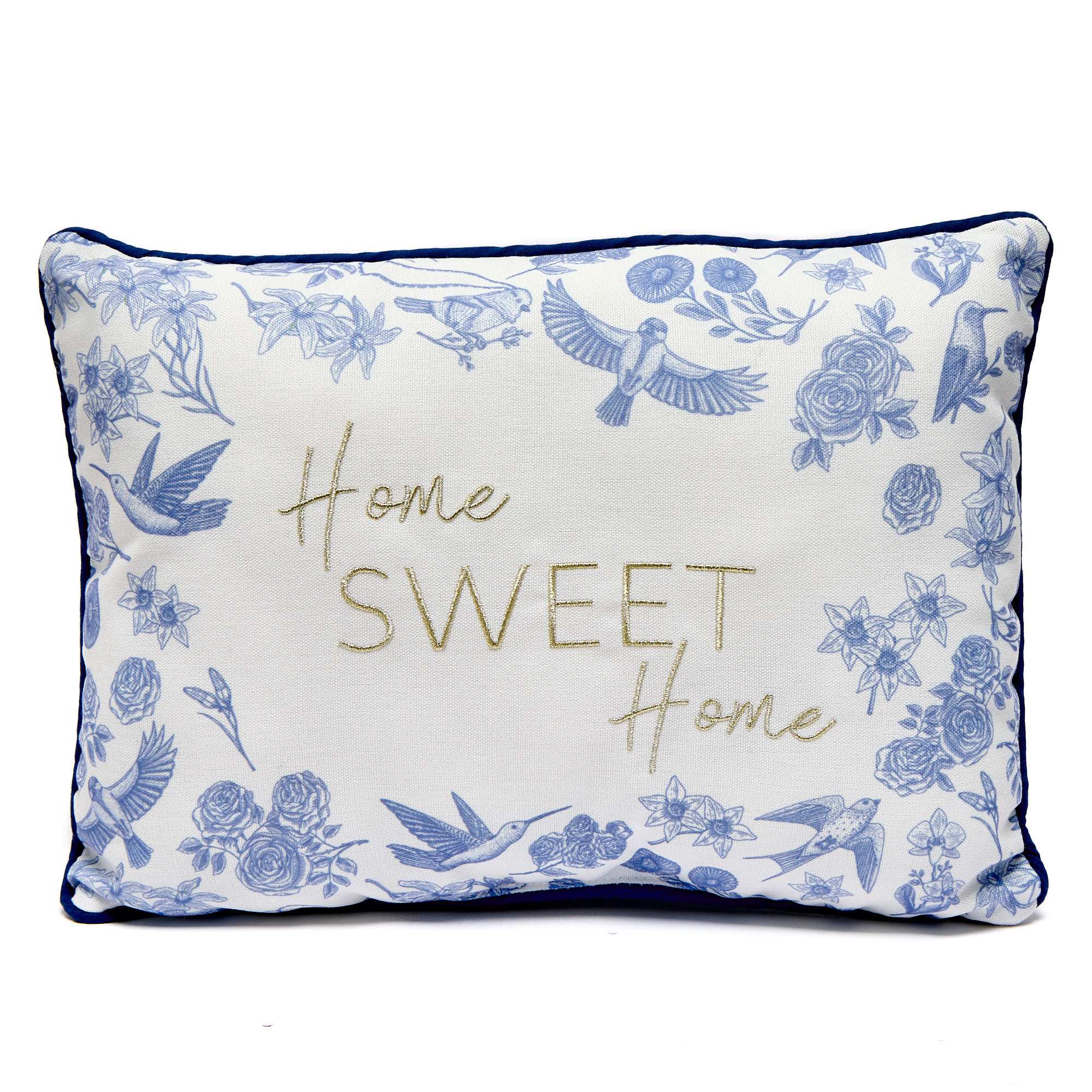 Home Sweet Home Willow Pattern Cushion