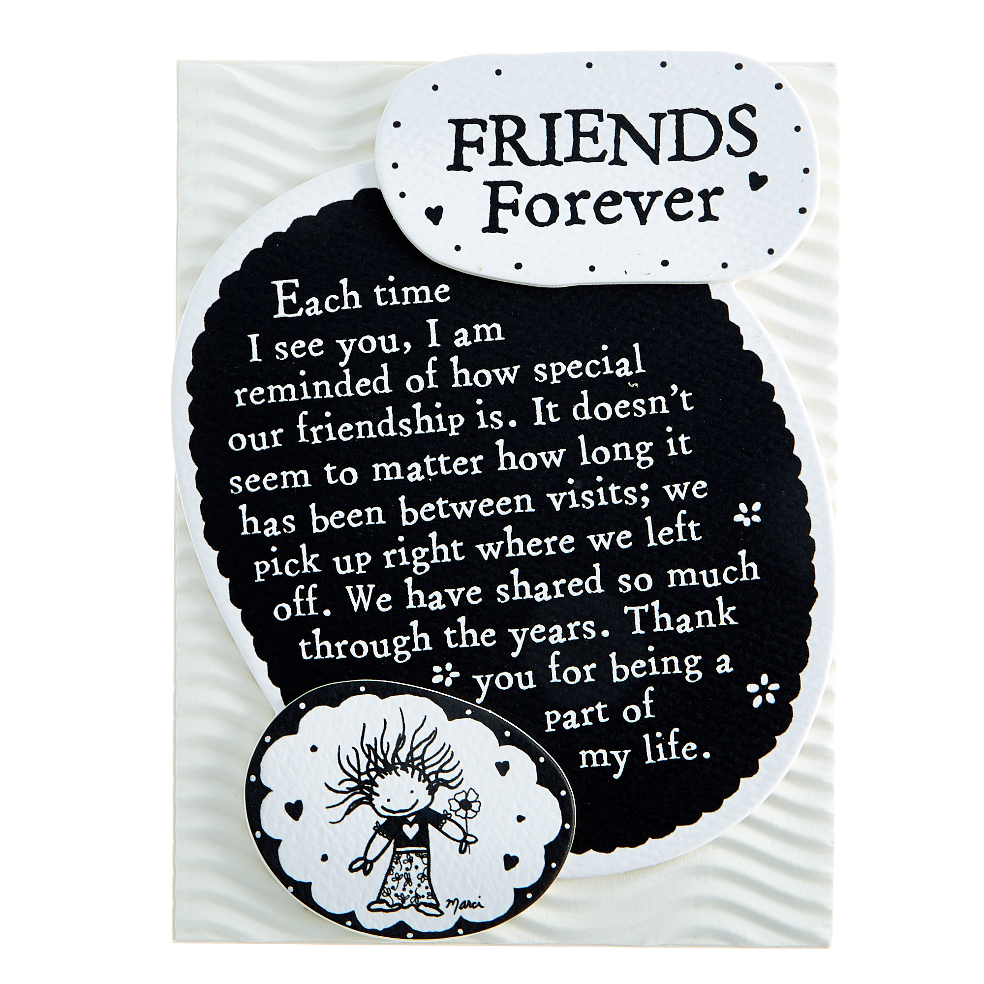 Blue Mountain Arts Magnet With Stand - Friends Forever 