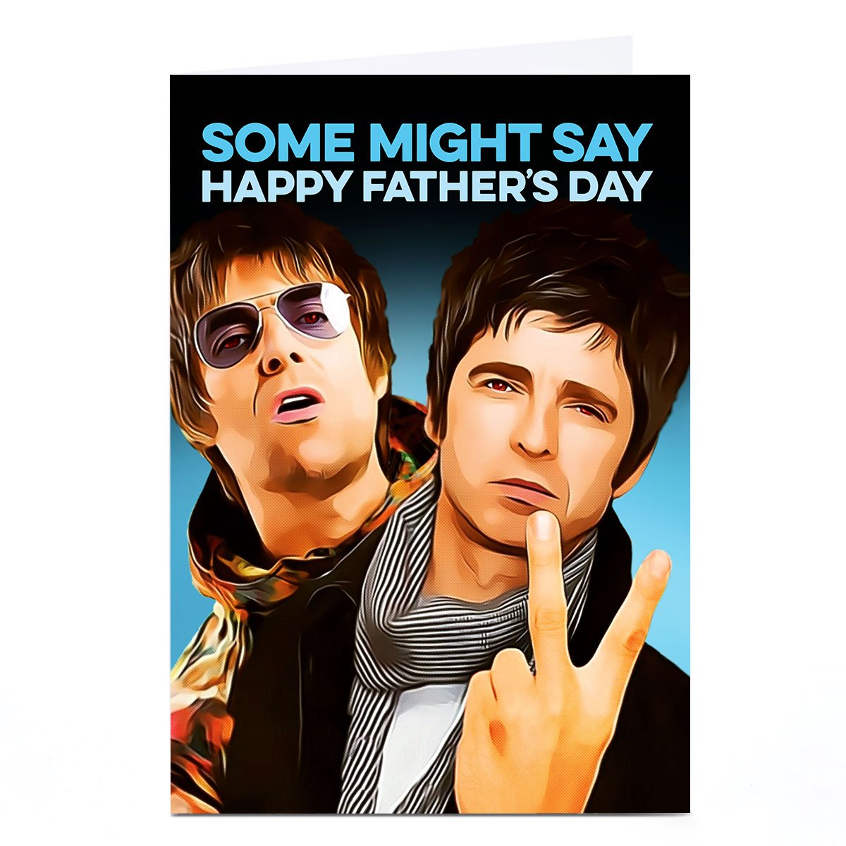 Personalised Father's Day Card - Some Might Say Happy Father's Day