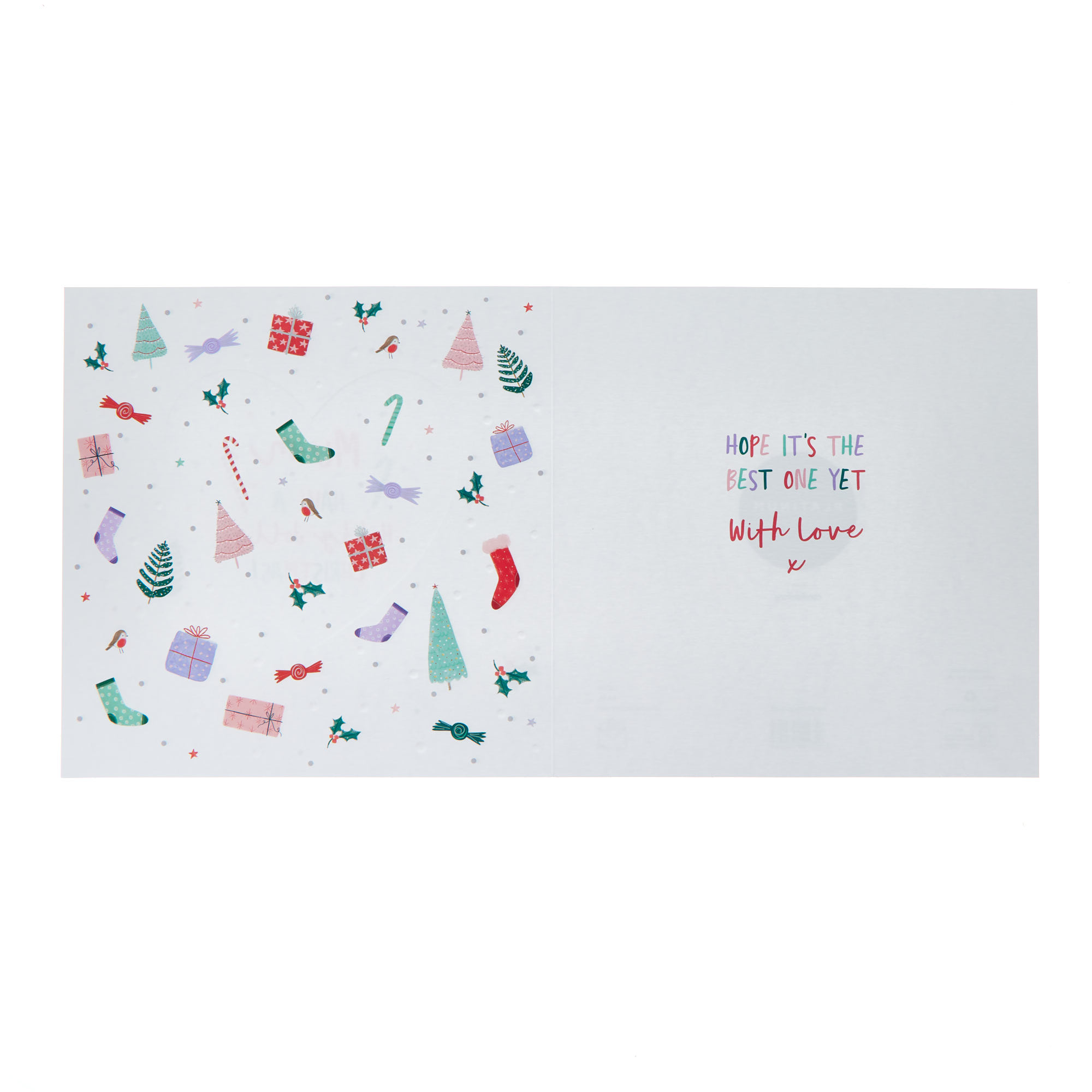 Mum Holly Jolly Christmas Card