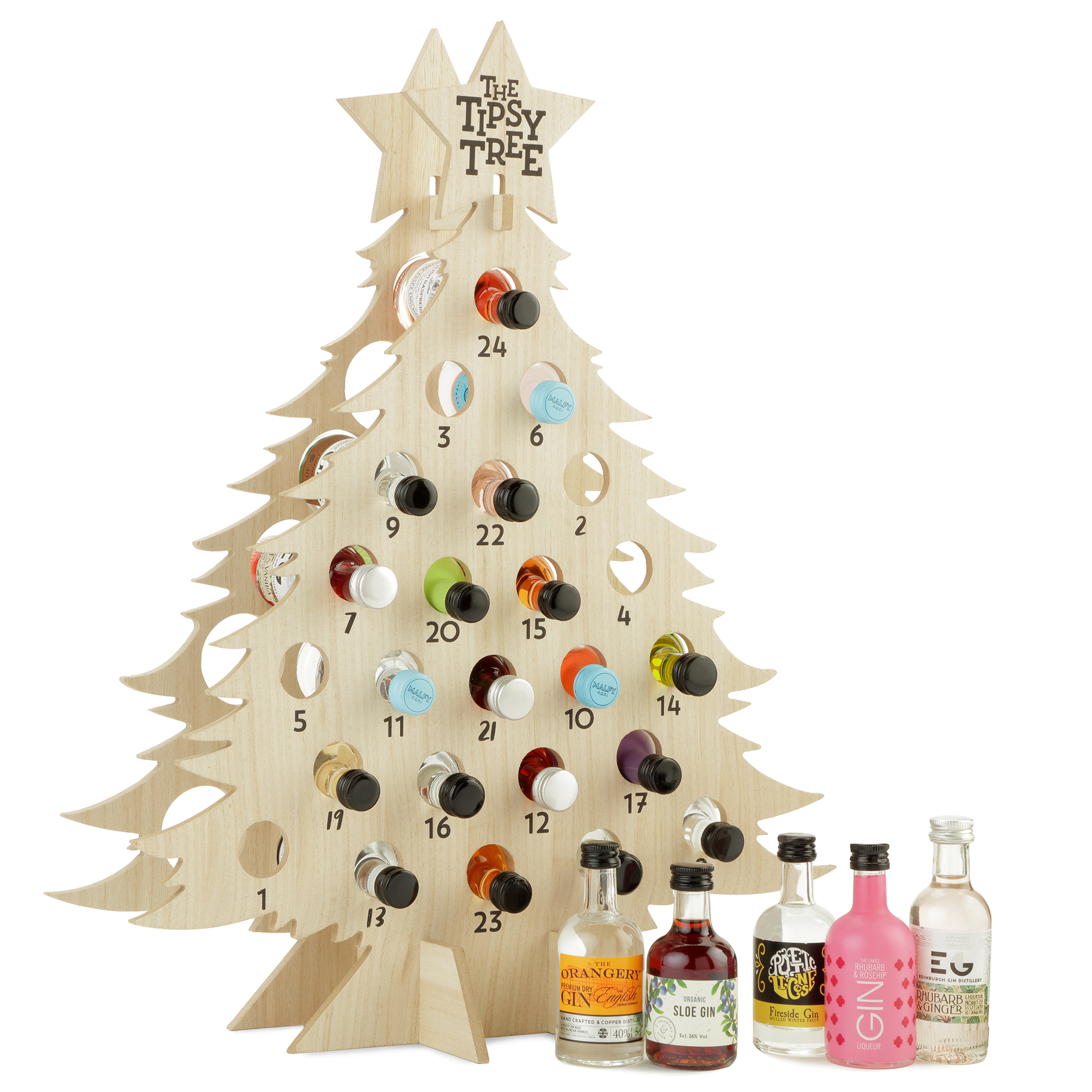 Tiny Tipsy Gin Advent Tree