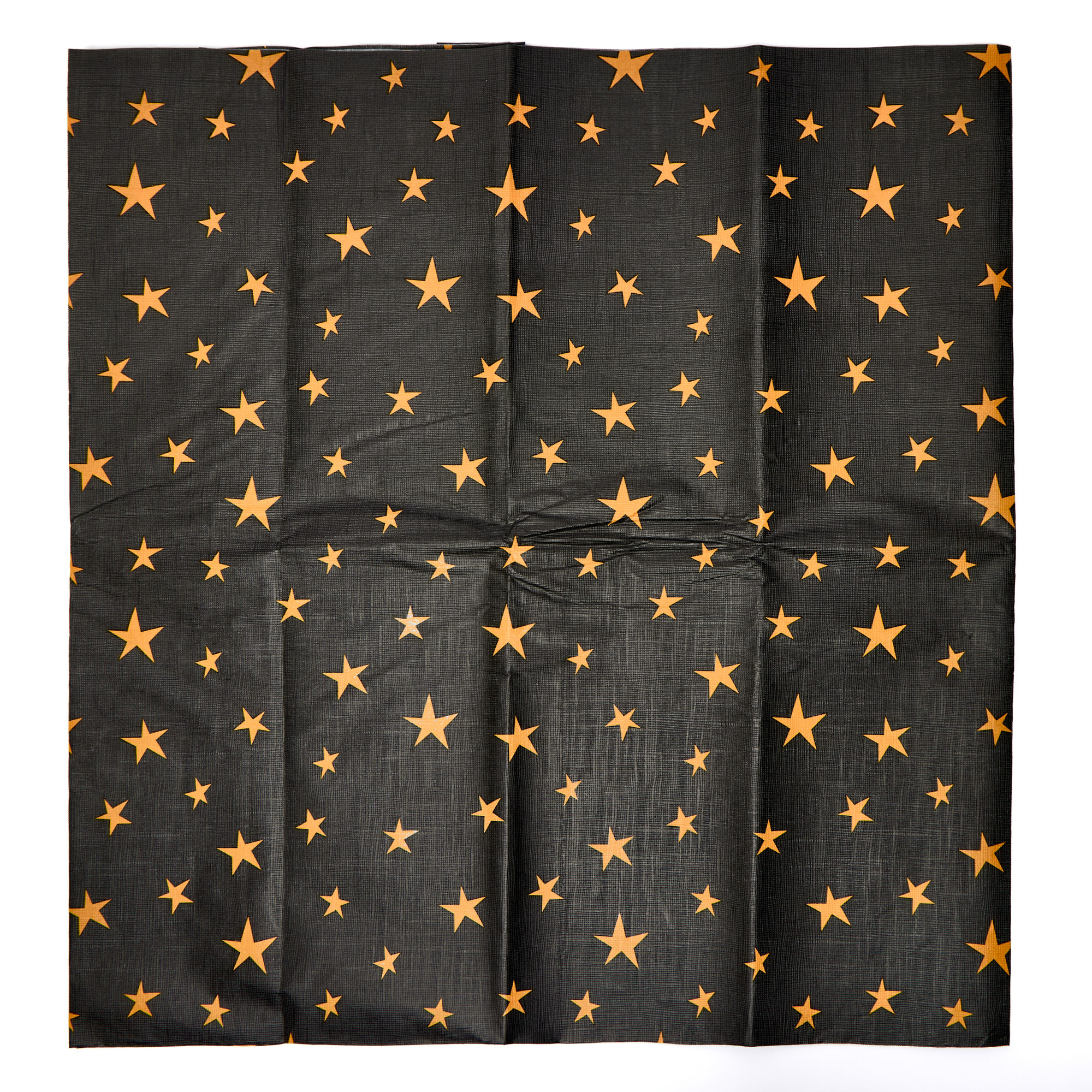 Orange Stars Paper Table Cover
