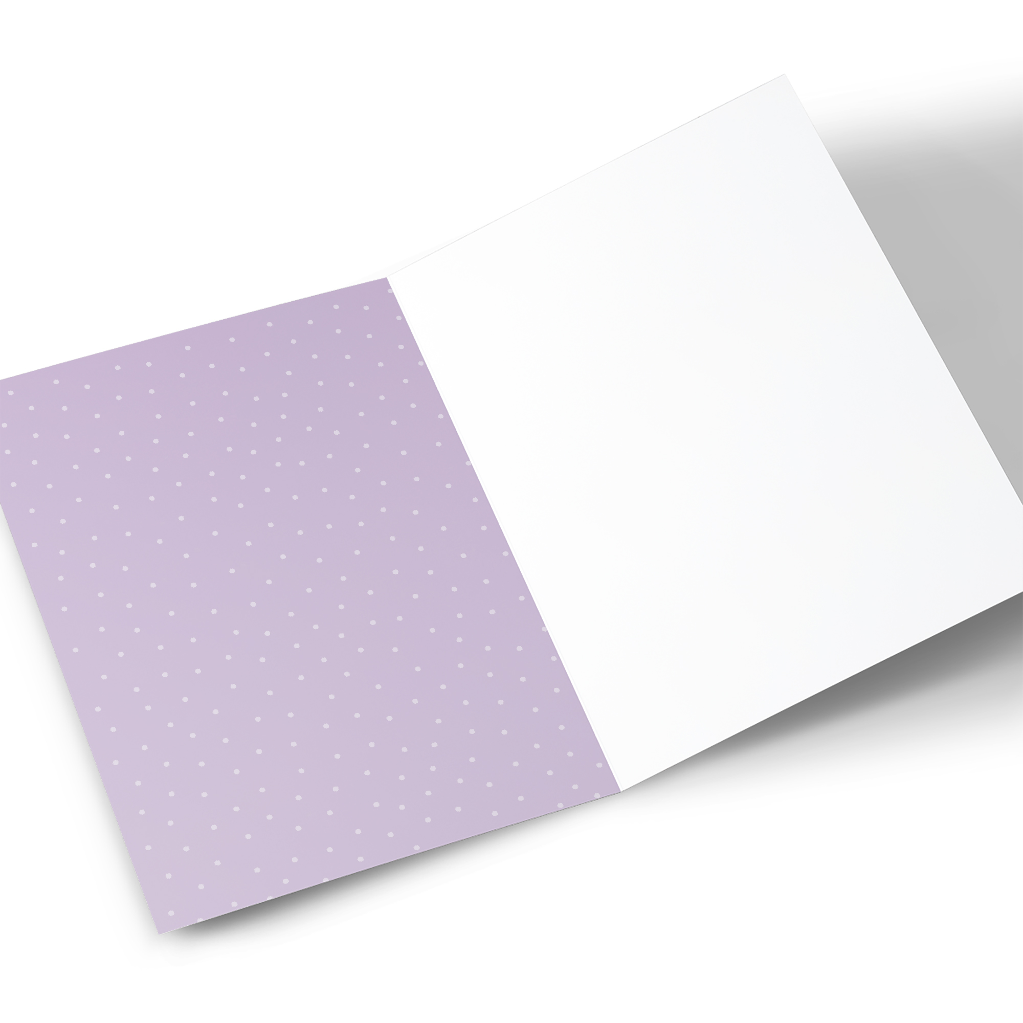 Personalised Birthday Card - Purple Living Room