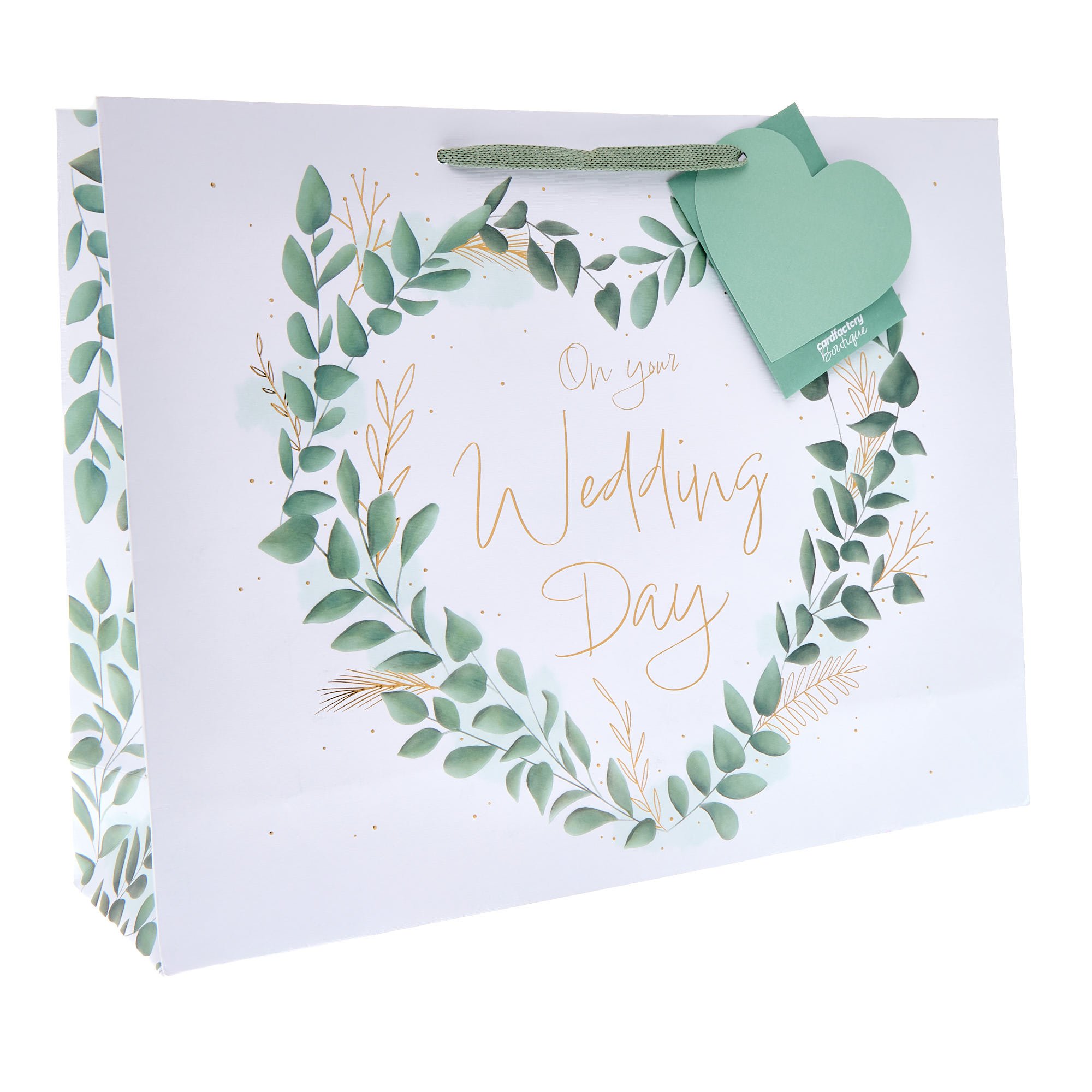Wedding Foliage Extra Large Landscape Gift Bag With Tissue Paper