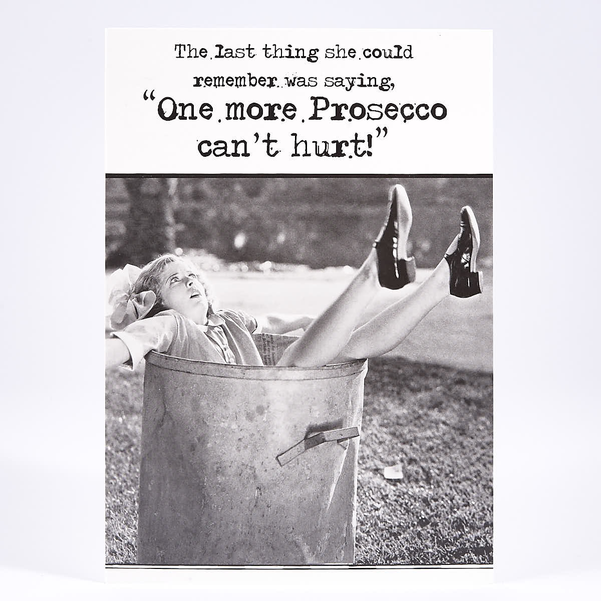 Birthday Card - One More Prosecco