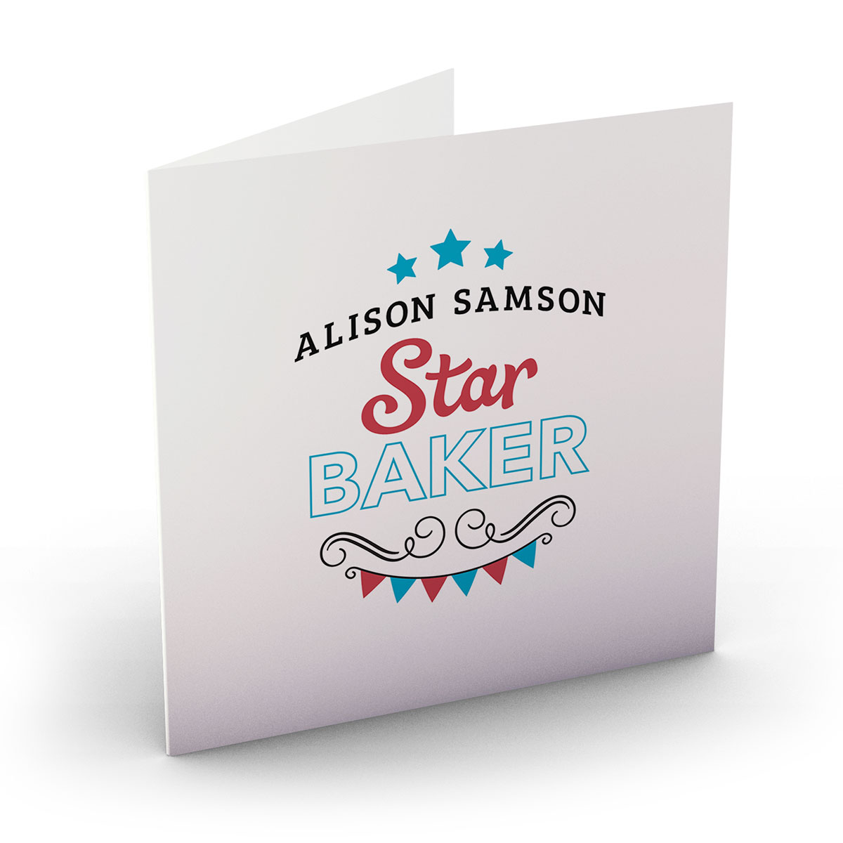 Personalised Card - Star Baker