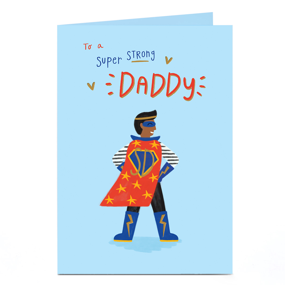 Birthday Card - Super Strong Superhero, Daddy