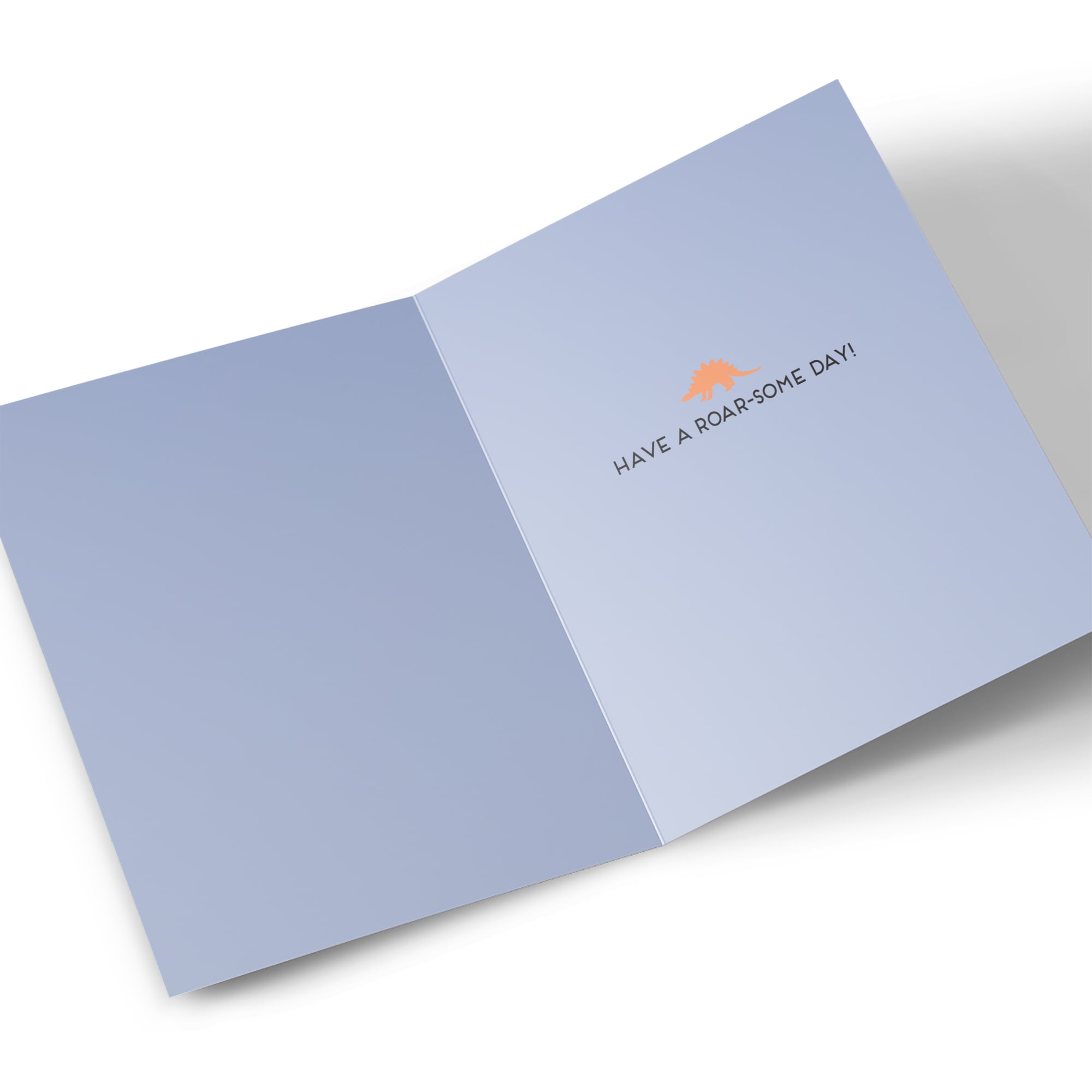 Birthday Card - Orange Dinosaurs, Brother