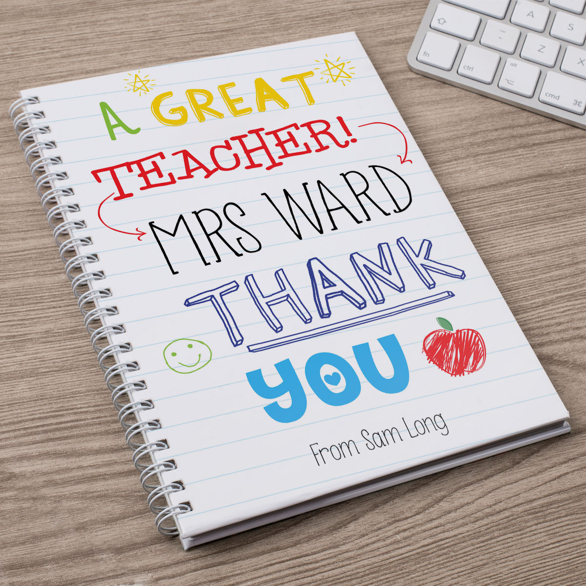 Personalised Great Teacher Notebook