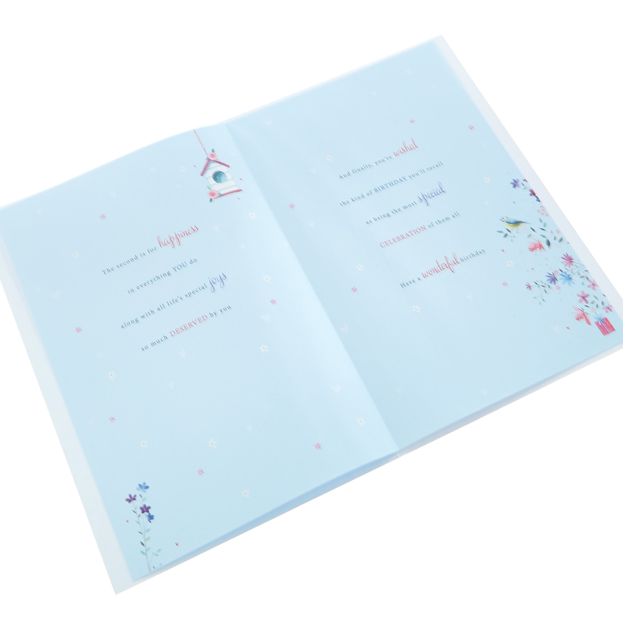 Birthday Card - Three Wishes Just For You