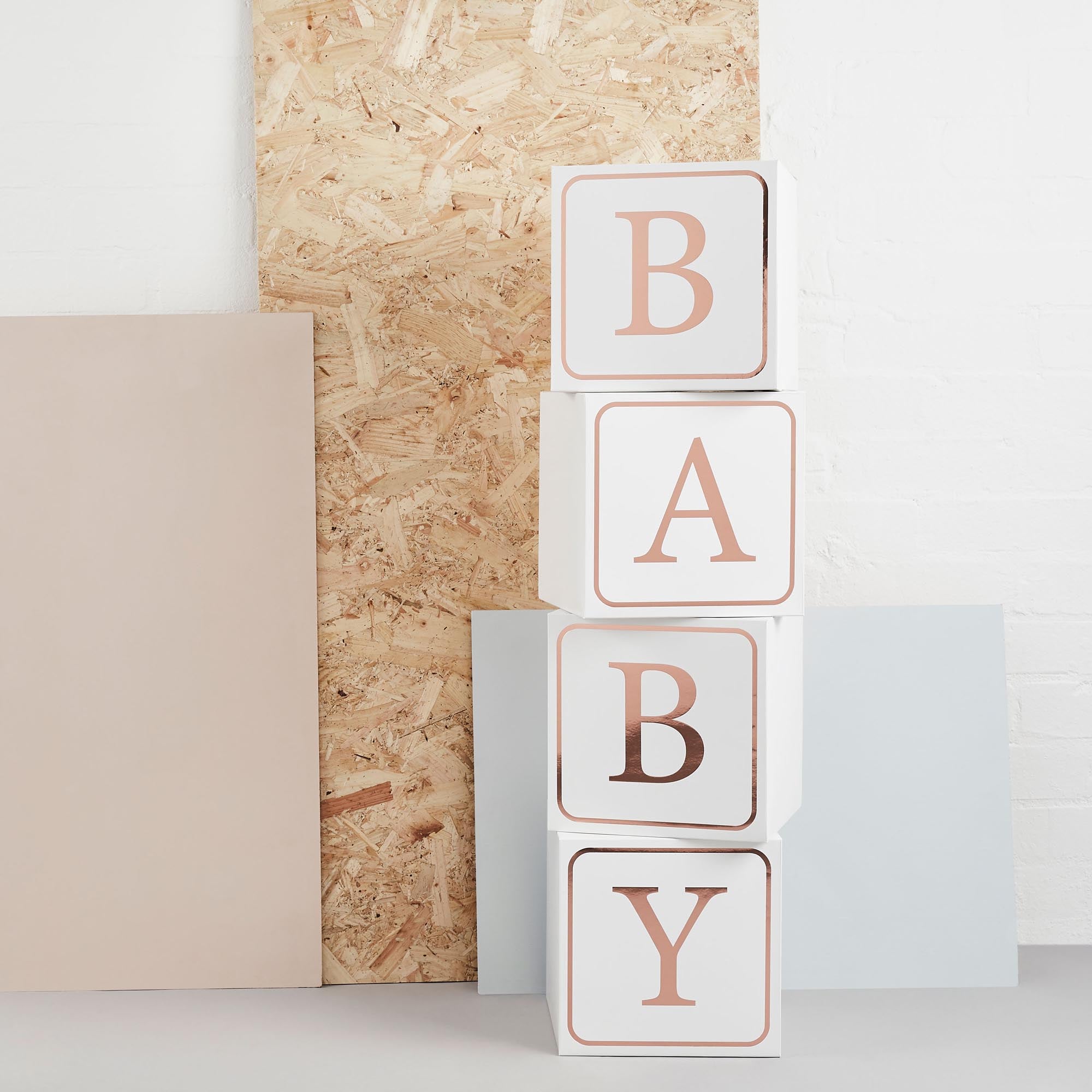 Rose Gold Baby Jumbo Blocks 