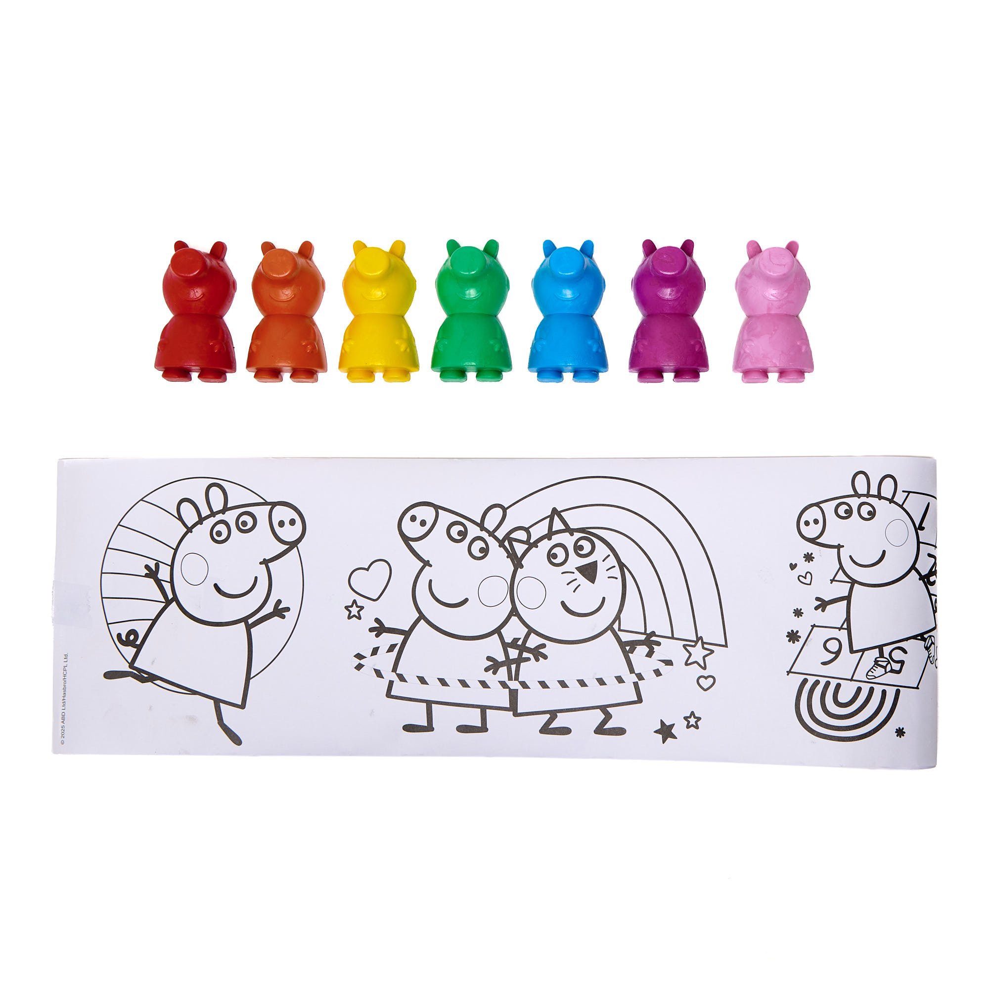Peppa Pig Rainbow Crayons