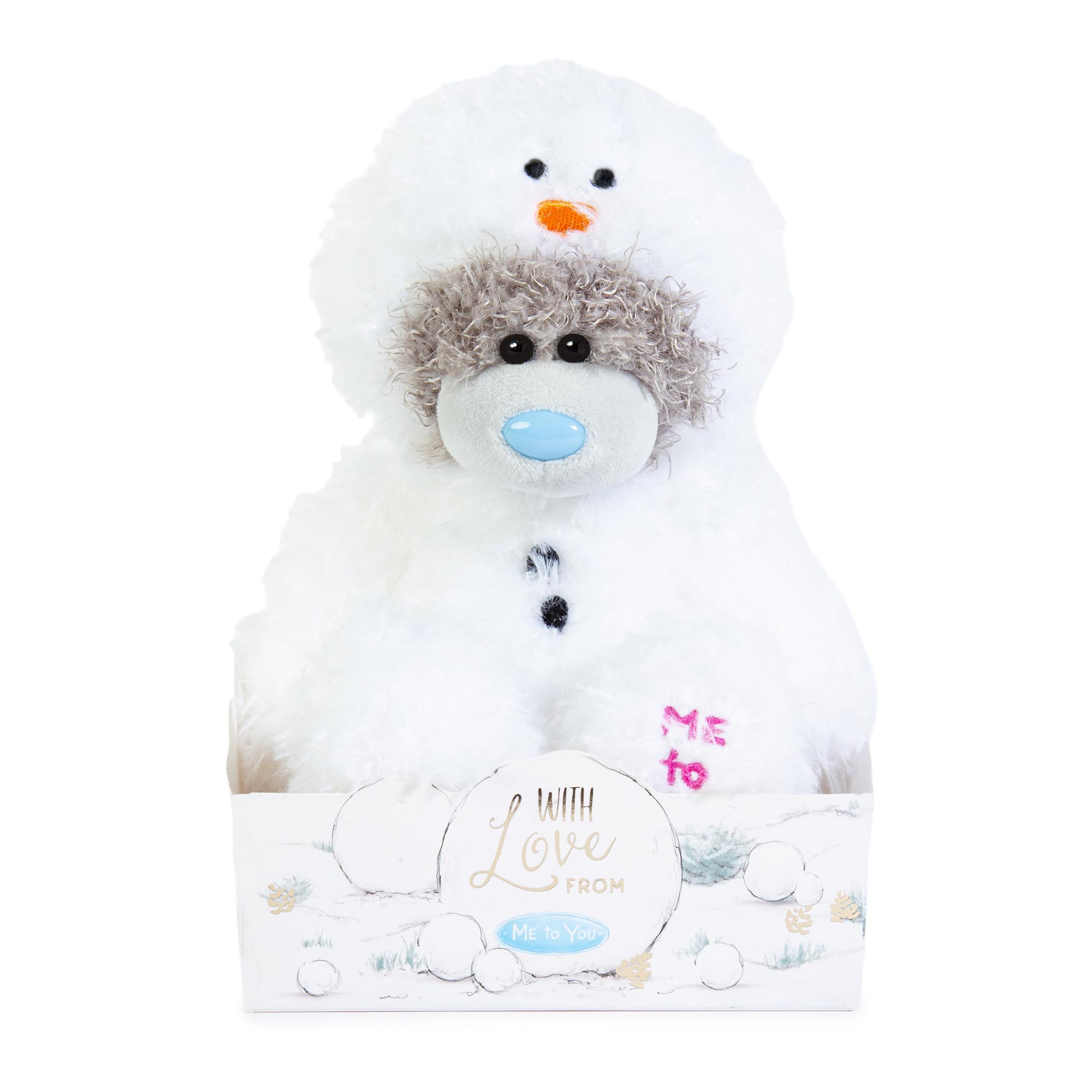 Tatty Teddy Snowman Plush