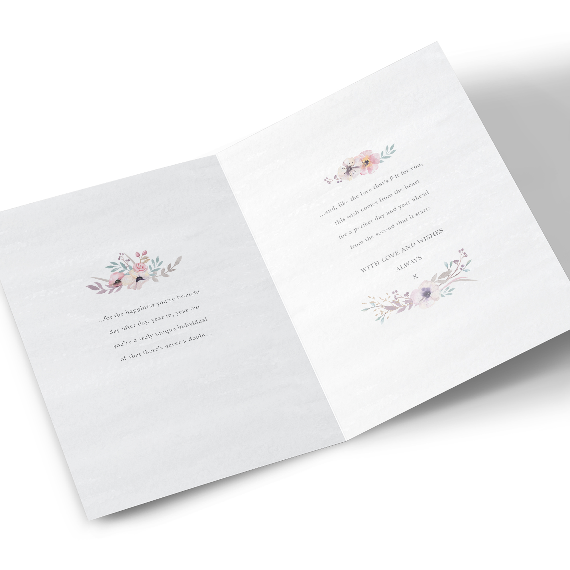 Birthday Card - Beautiful Daughter Purple