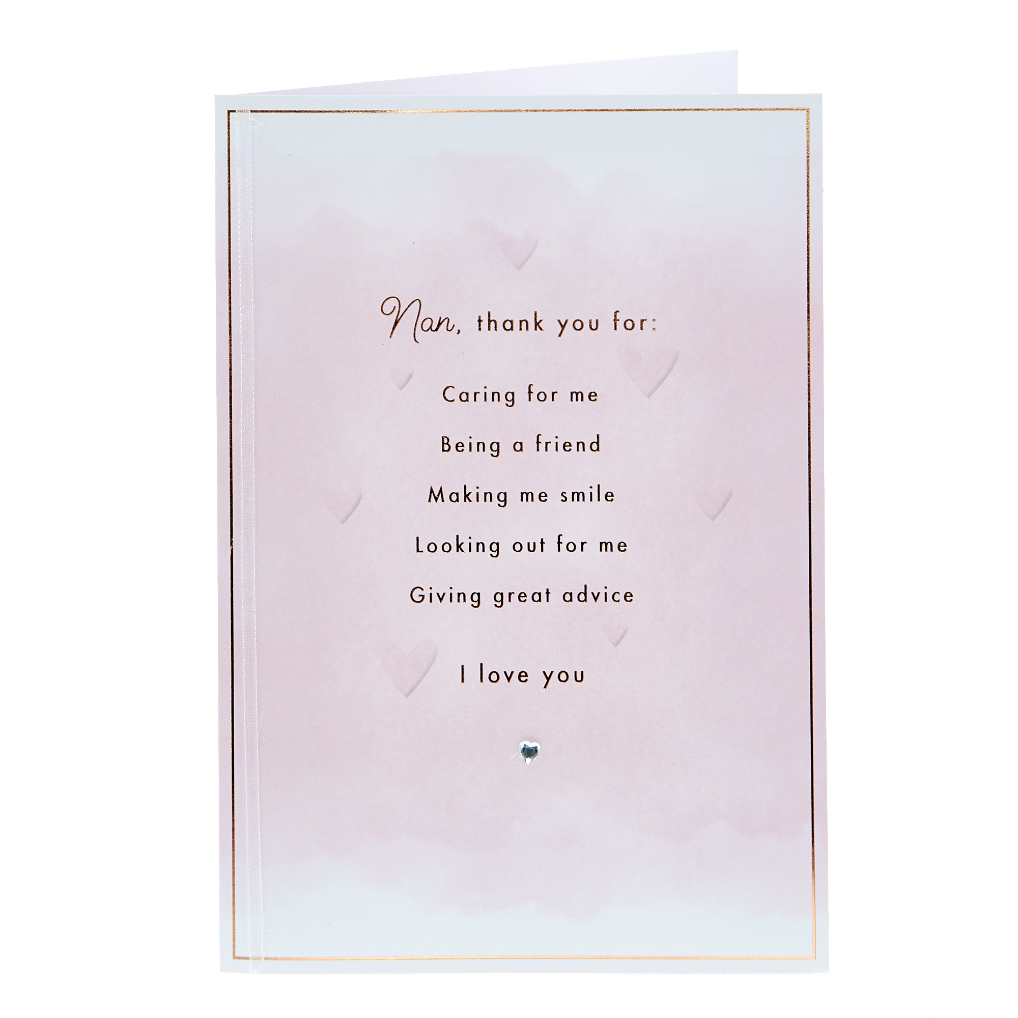Mother's Day Card - Nan Thank You For...