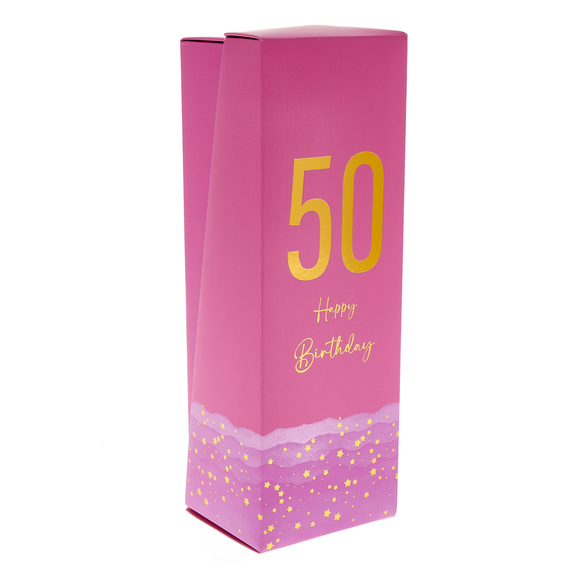 50th Birthday Gold Stars Champagne Flute