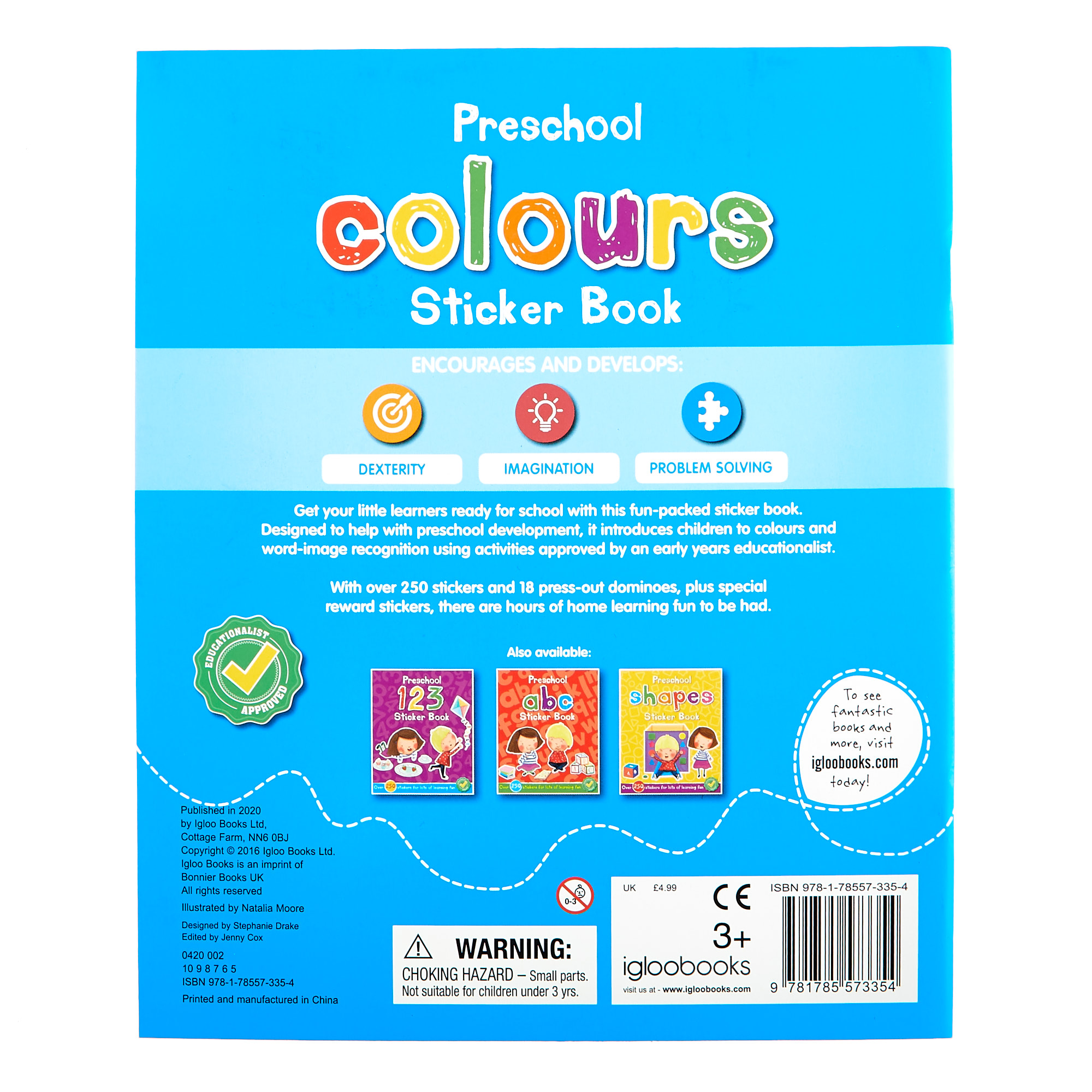 Preschool Shapes & Colours Sticker Books - Set Of 2