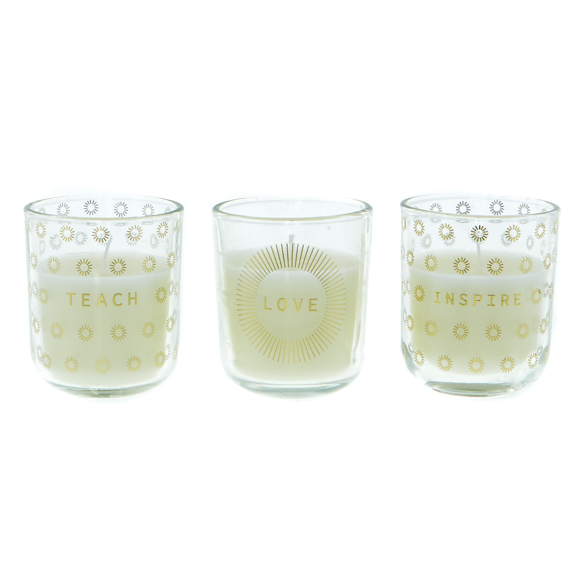 Teach, Love & Inspire Pomegranate & Cashmere Scented Candle Trio