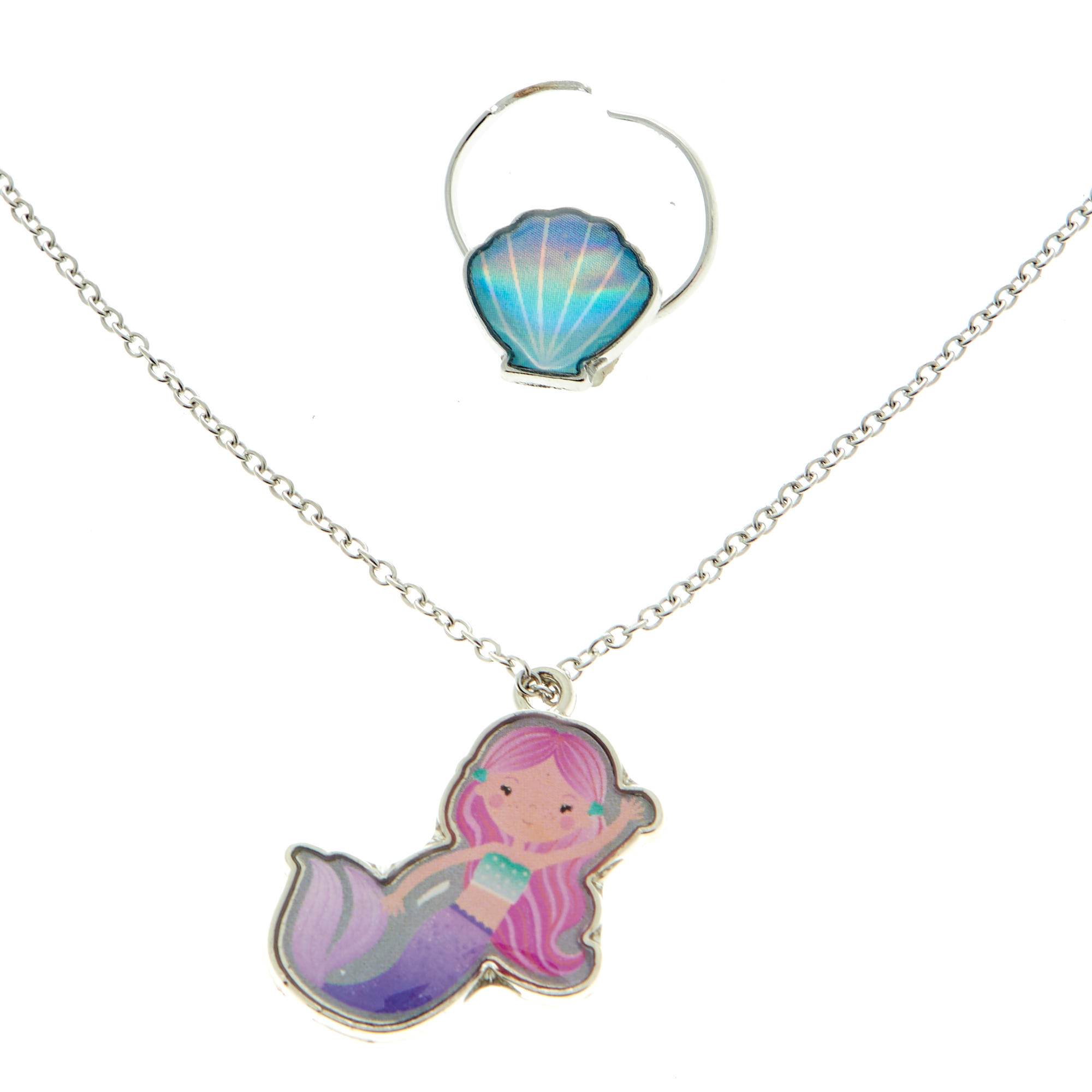 Mermaid Necklace & Ring Gift Set