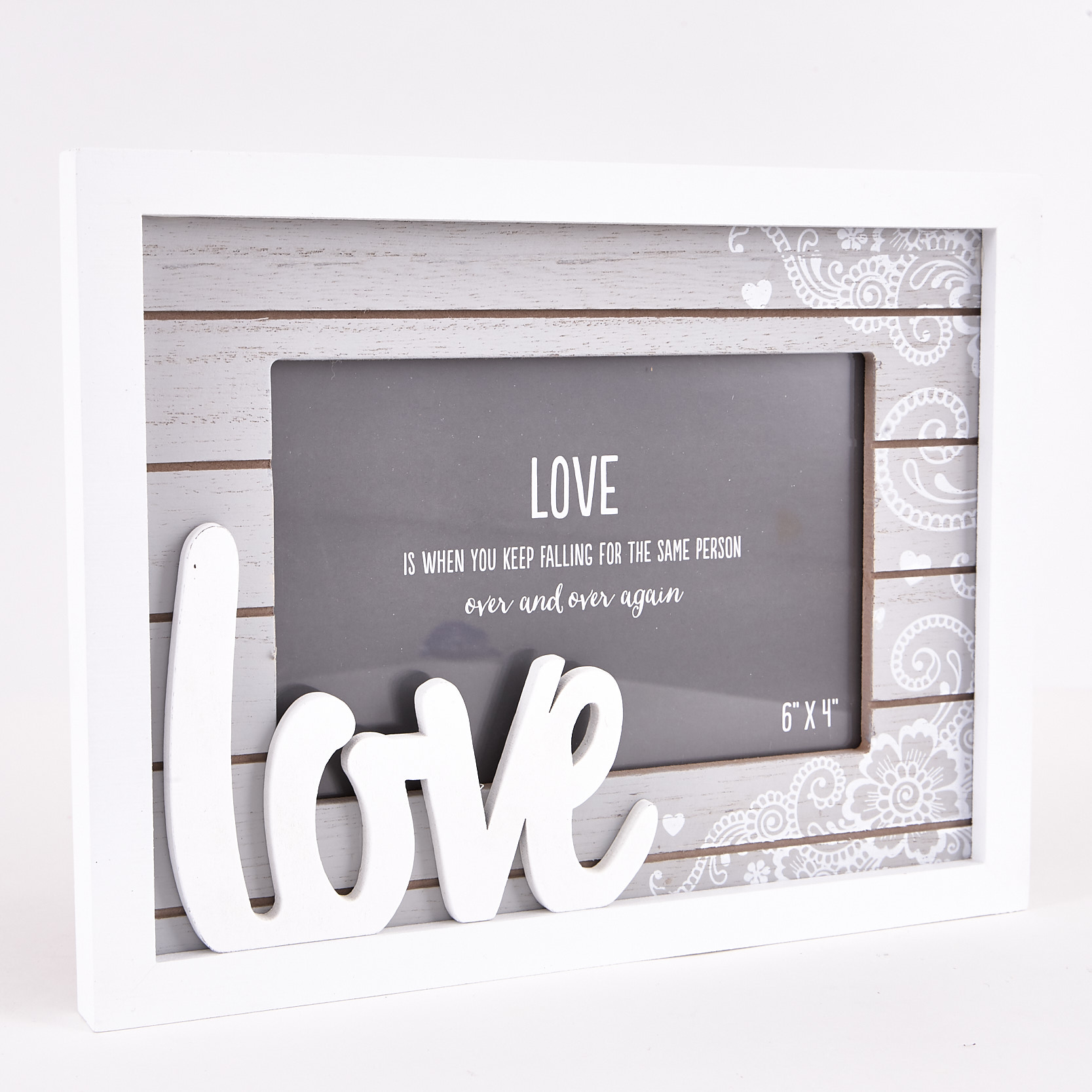 Wooden 'Love' Photo Frame