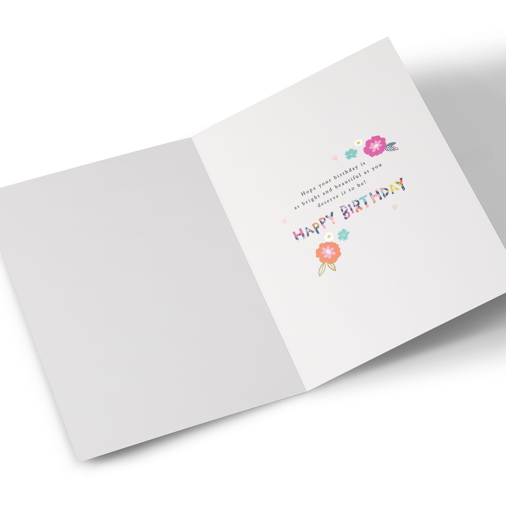 Personalised Birthday Card - Floral and Bright All The Loveliest Things