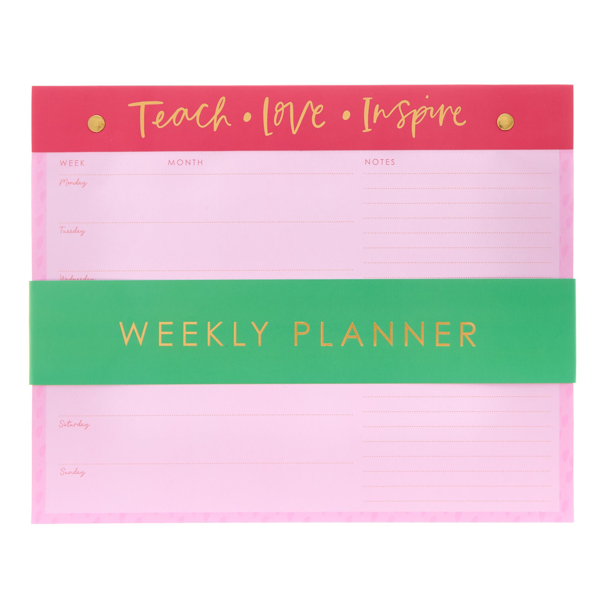 Teach Love Inspire Weekly Planner