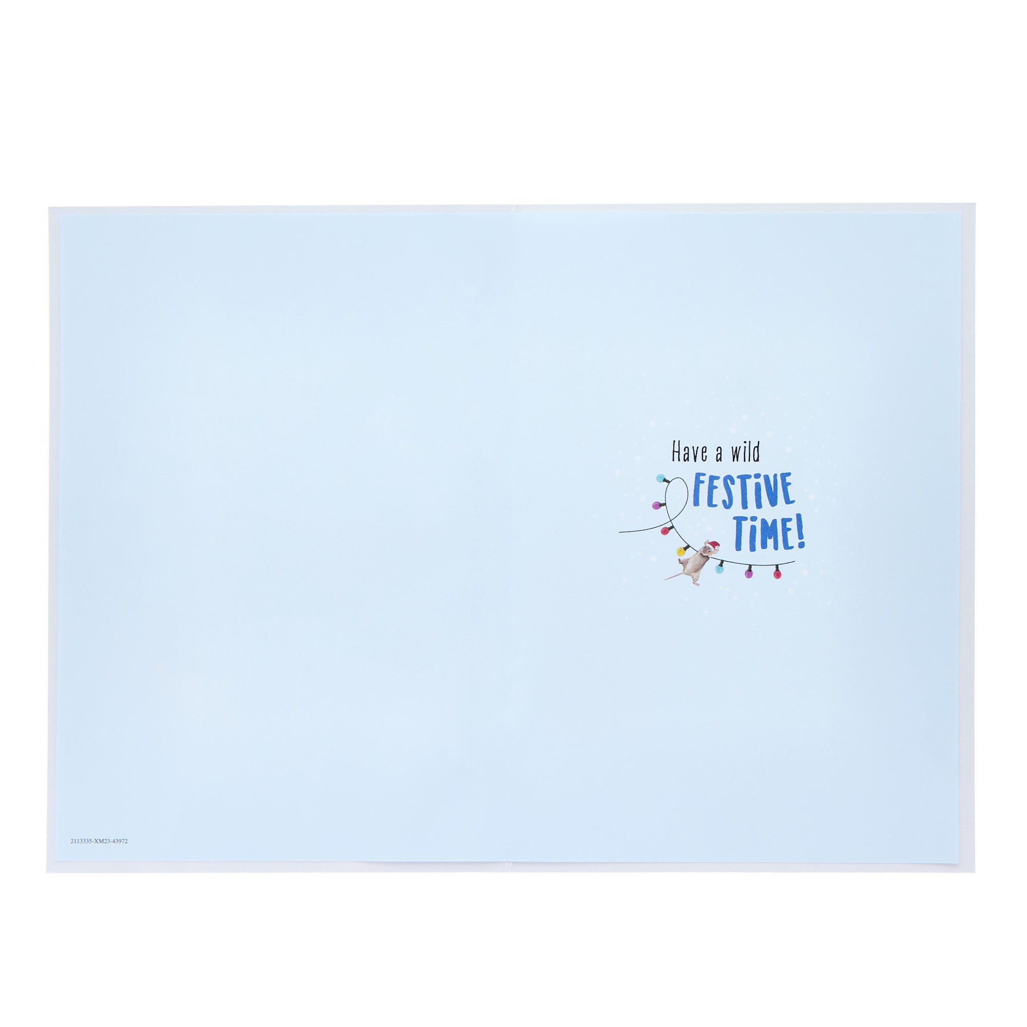 Son Animal Humour Christmas Card