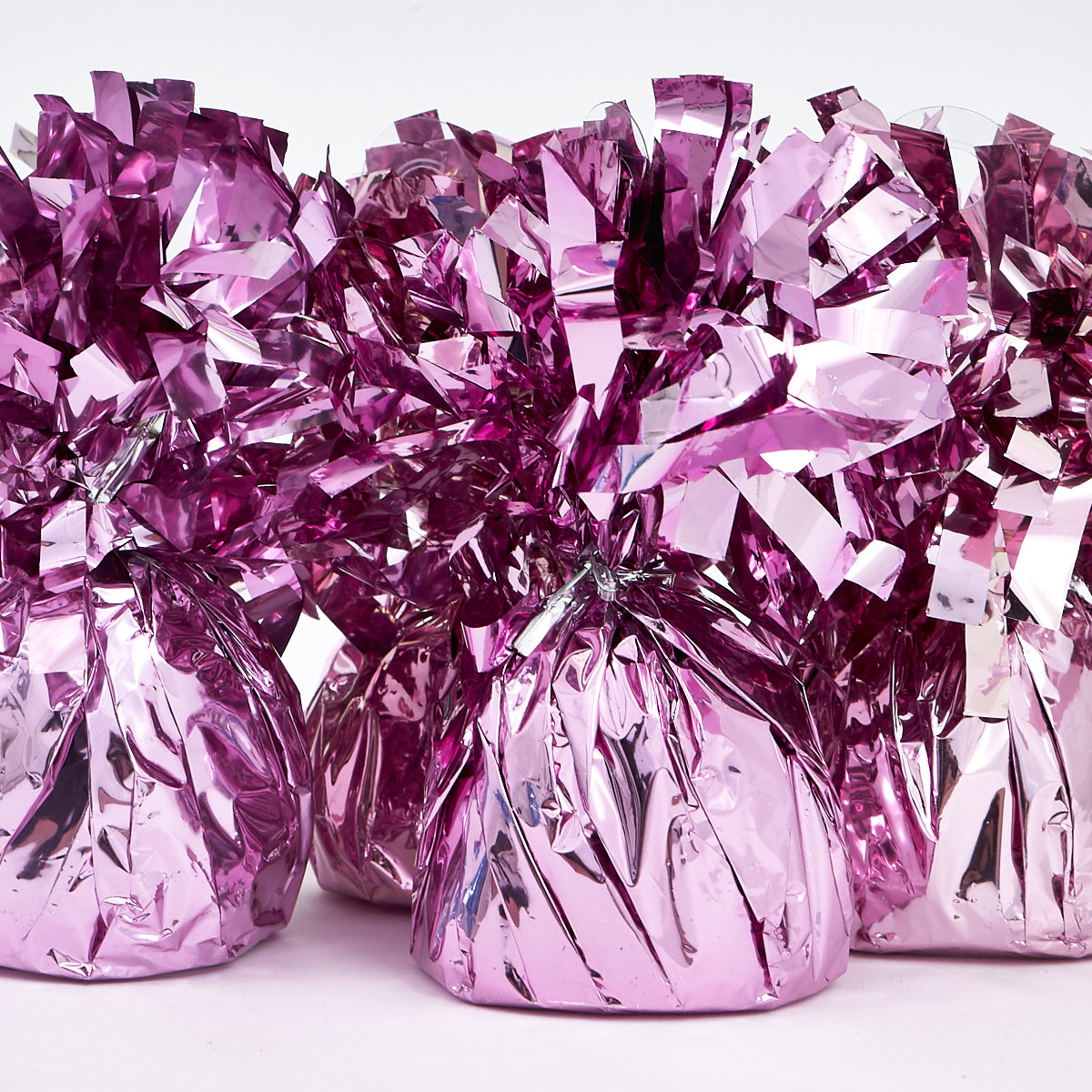 Light Pink Foil Balloon Weights - Pack of 12