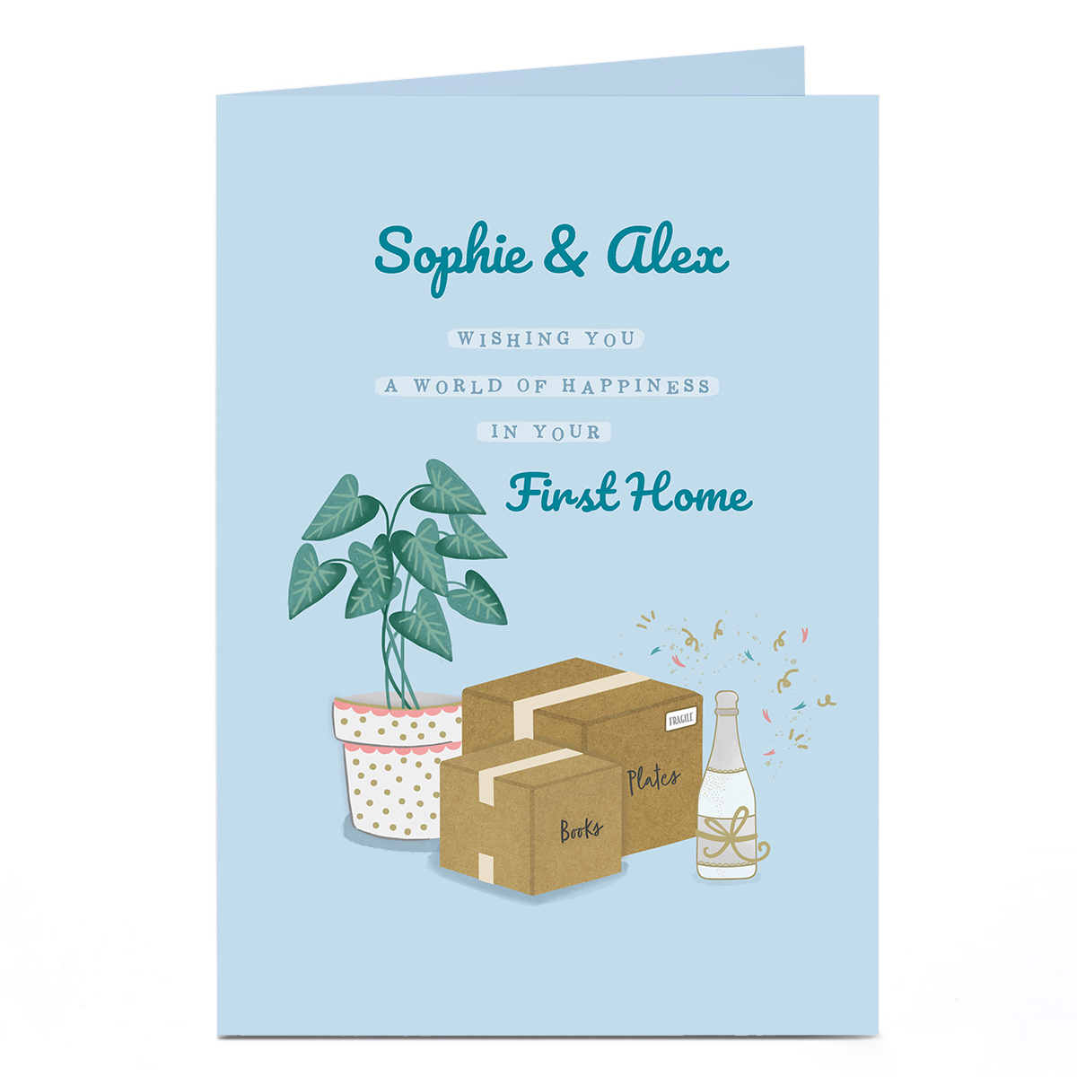 Personalised New Home Card - First Home 