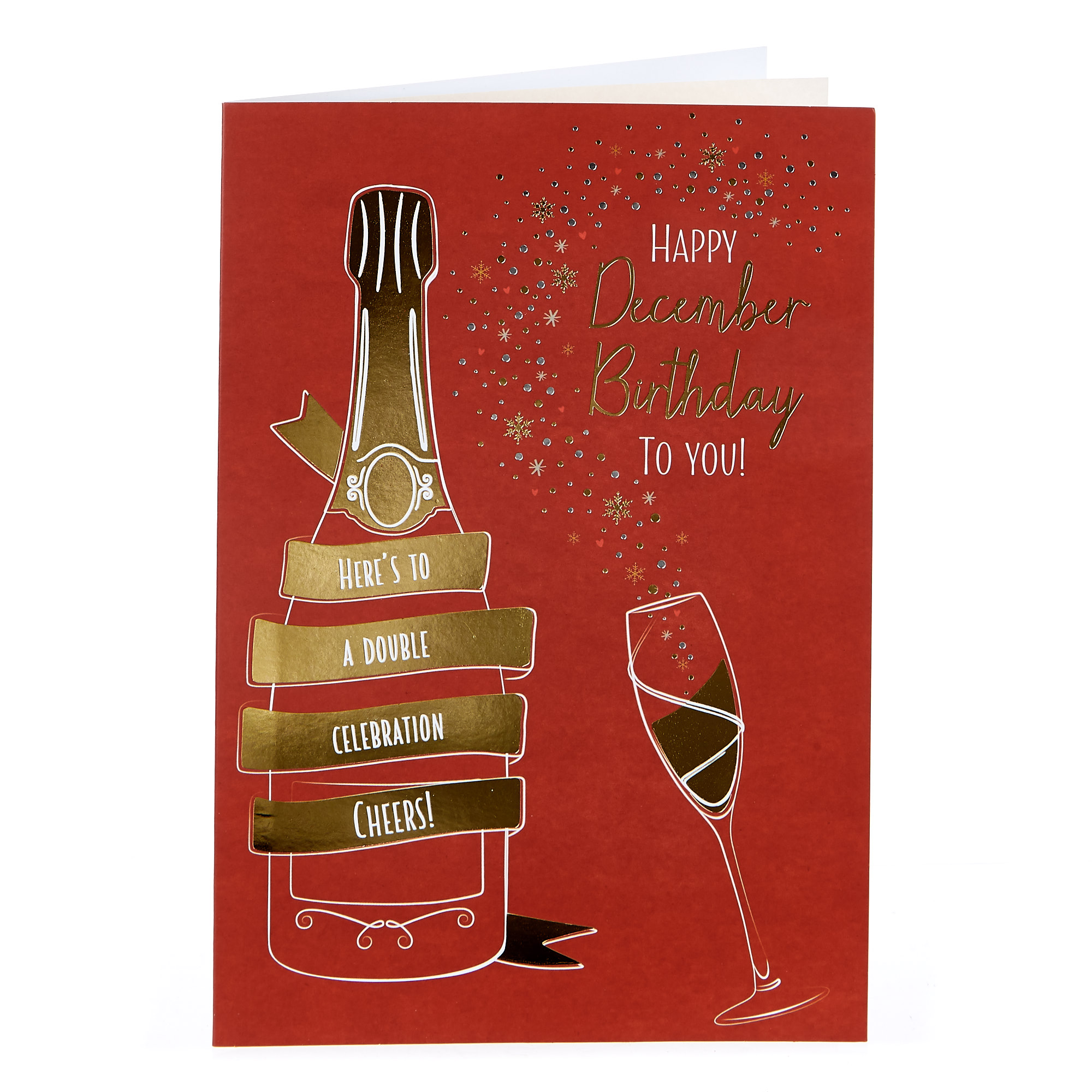 December Birthday Card - Double Celebration