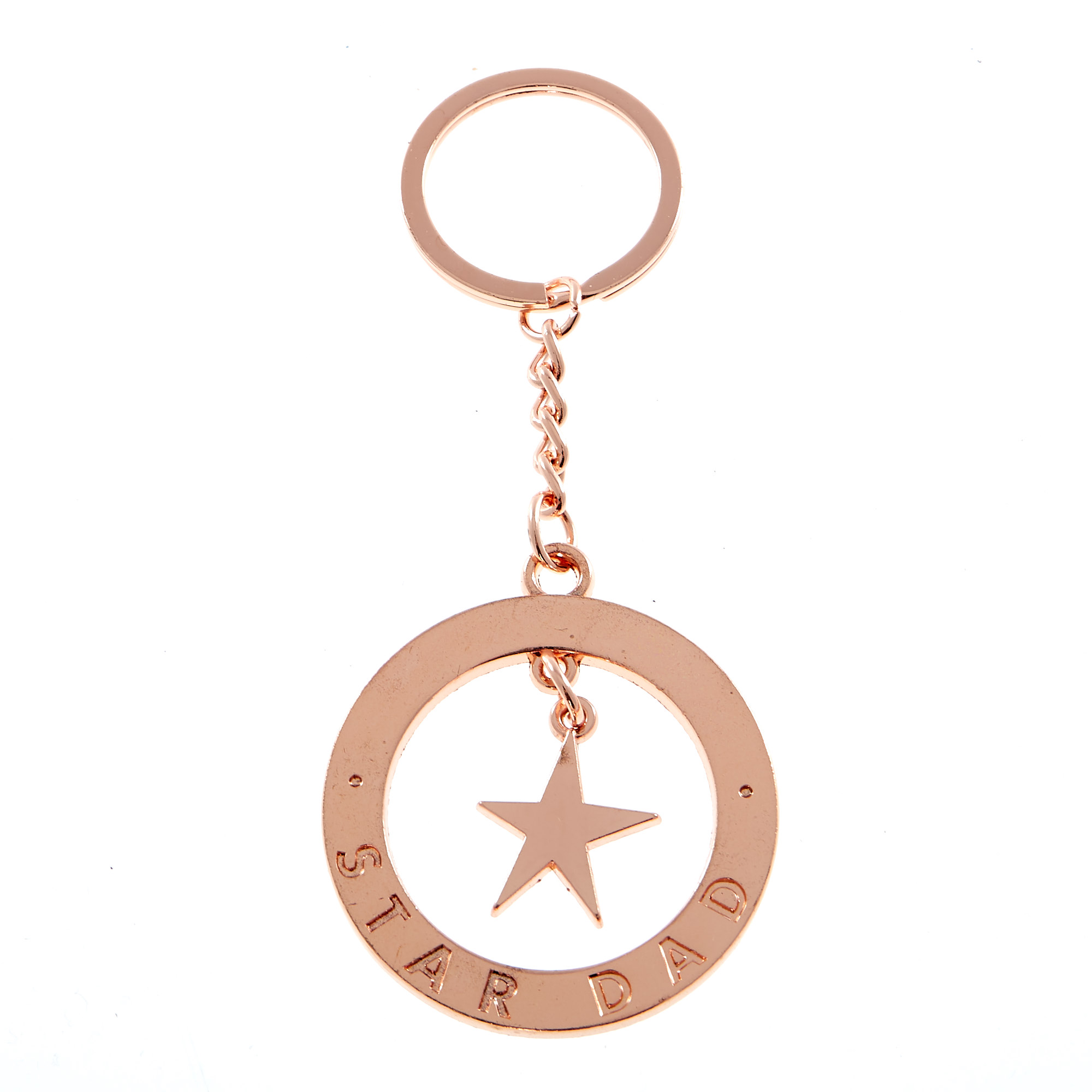 Best Dad In The Universe Keyring - Black 