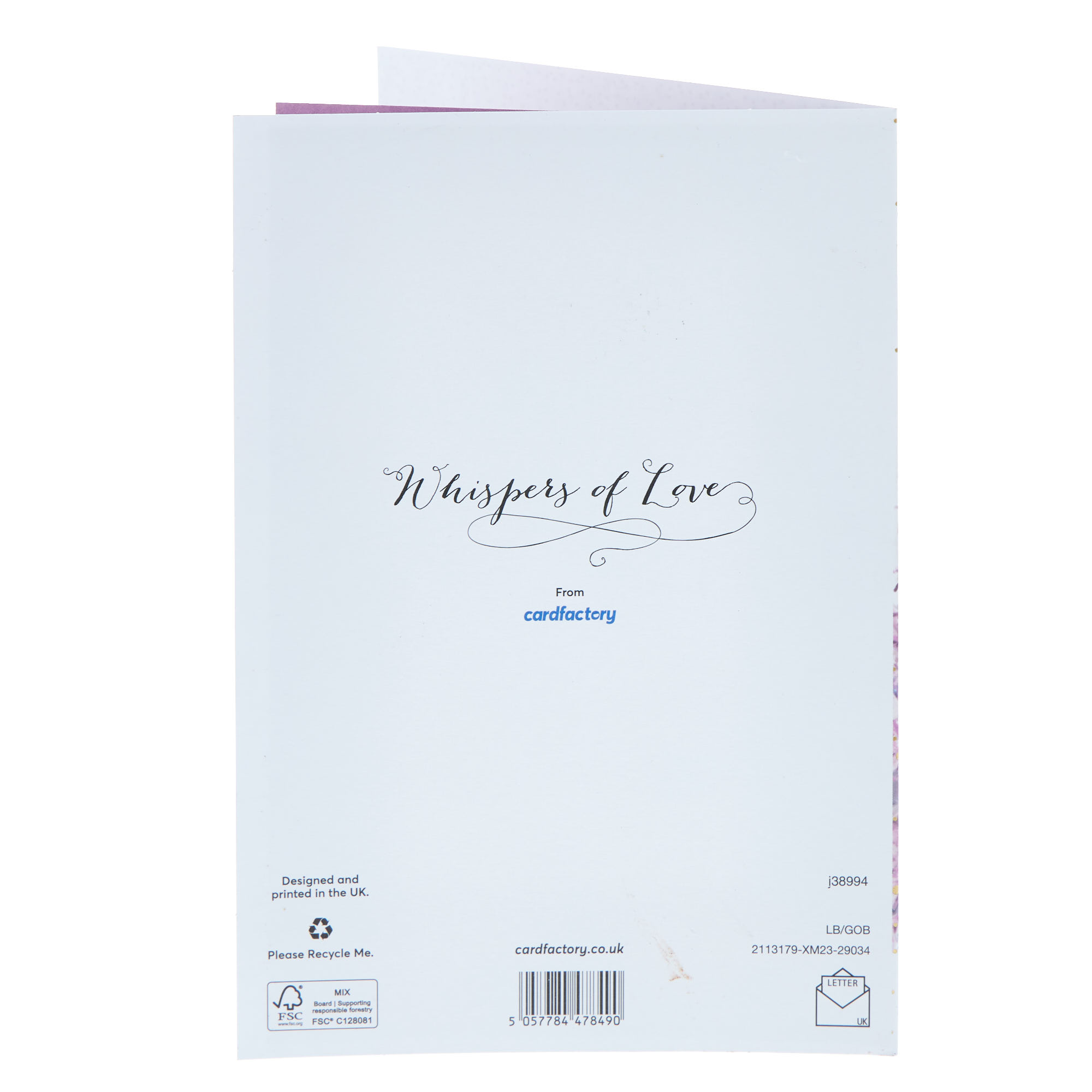 Mum Purple Tree Christmas Card