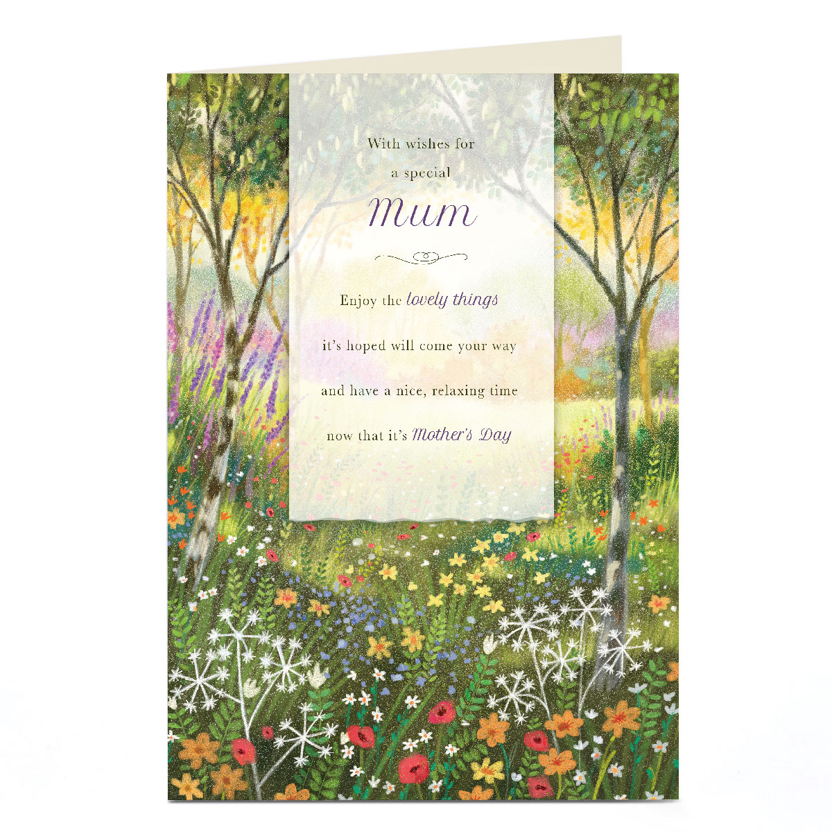 Personalised Mother's Day Card - Lovely Things Mum