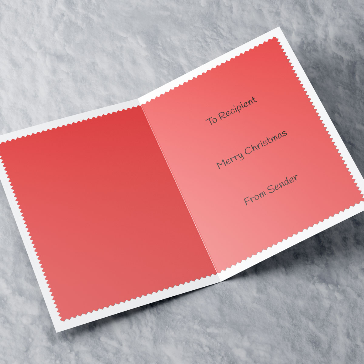 Personalised Christmas Card - Santa's Sleigh