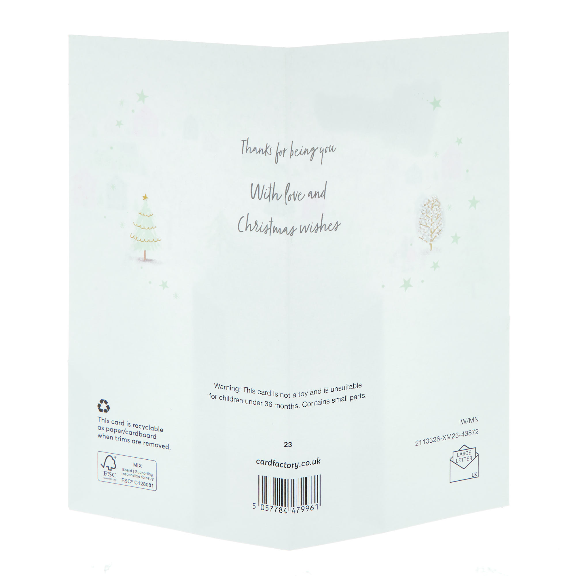 Mum Winter Scene 3D Pop-Up Card