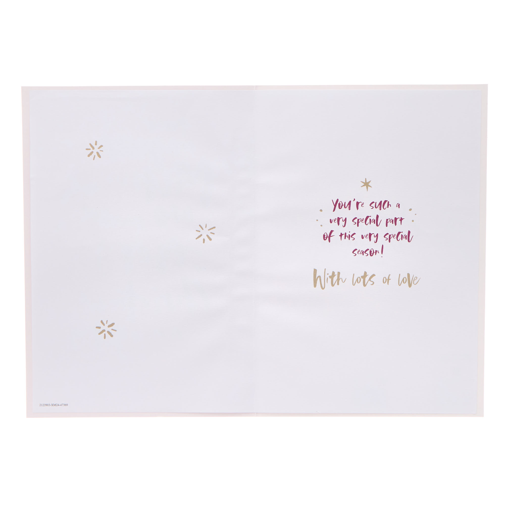 Buy Mum Purple & Gold Text Christmas Card for GBP 1.49 Card Factory UK